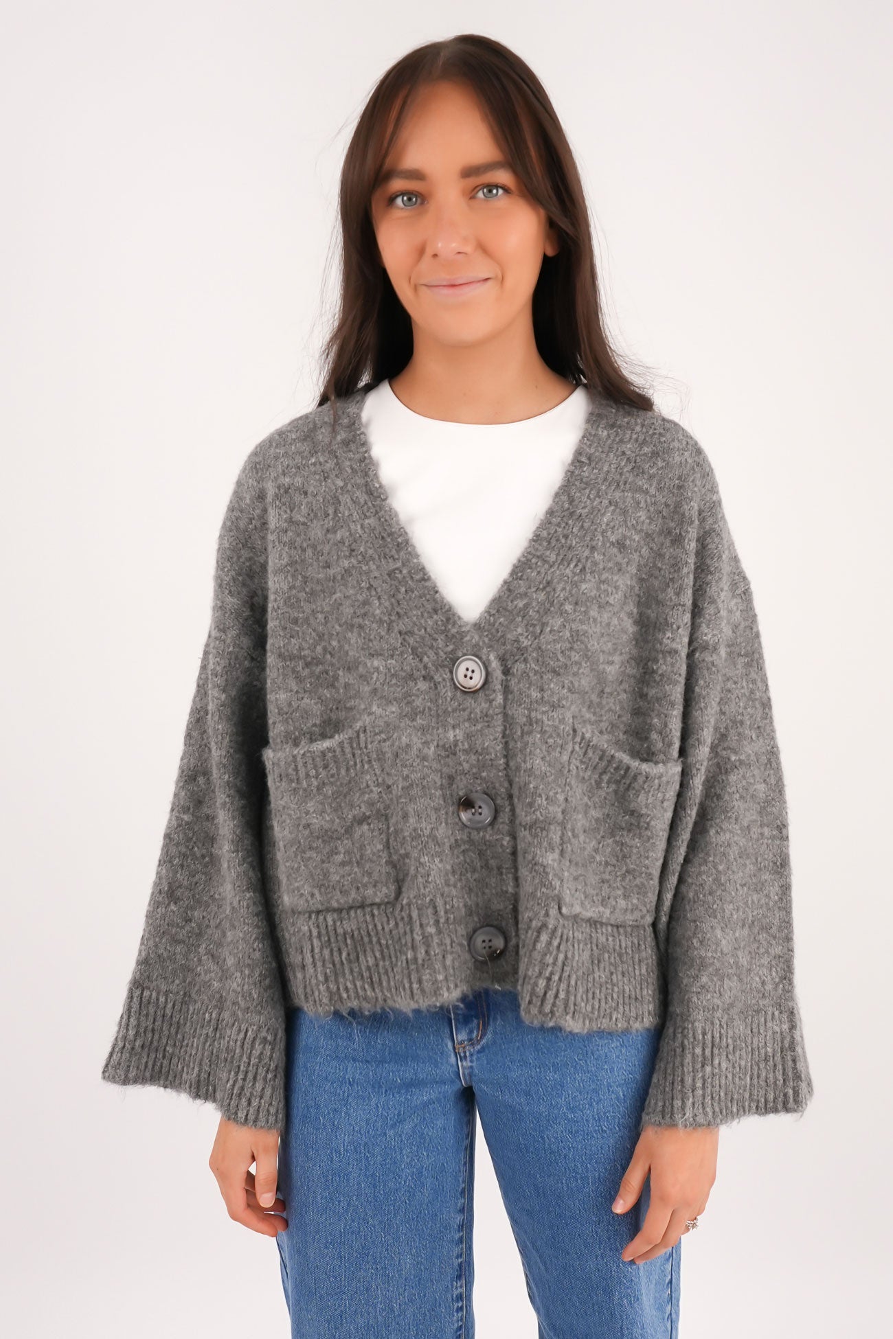 Lucah Cardigan Charcoal
