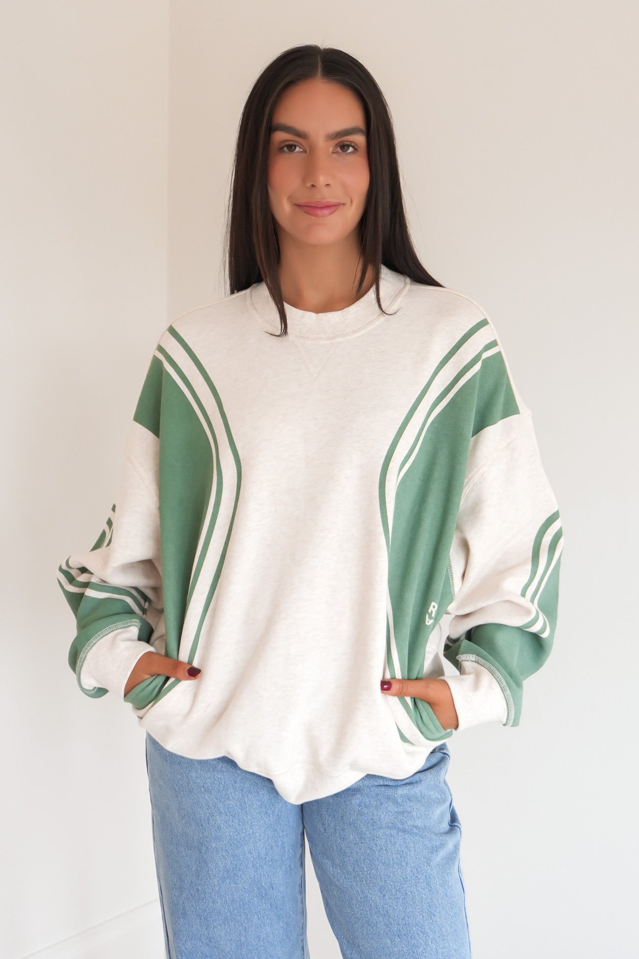 Luck Off Pullover Vintage White