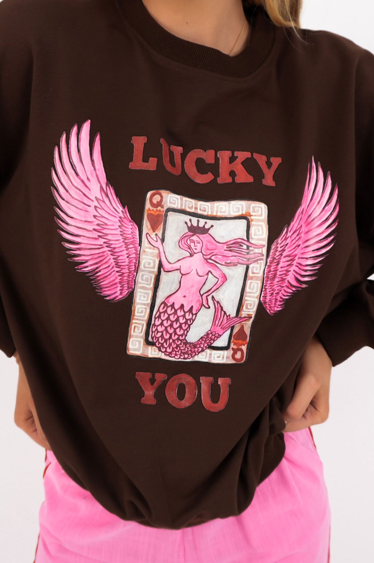 Lucky You Set Brown Pink