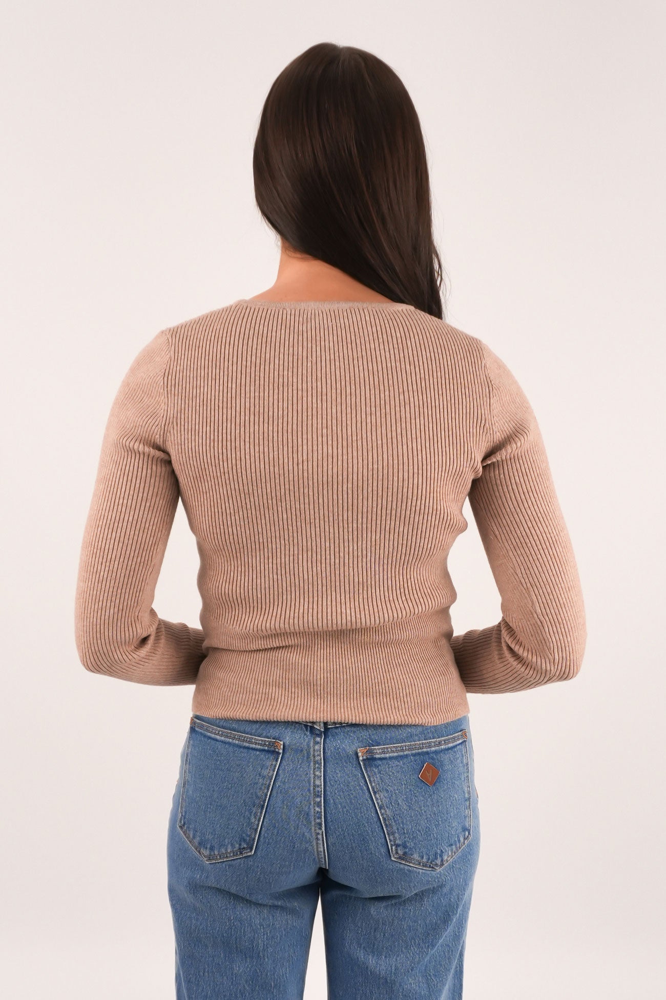 Mackenzie Knit Top Mocha
