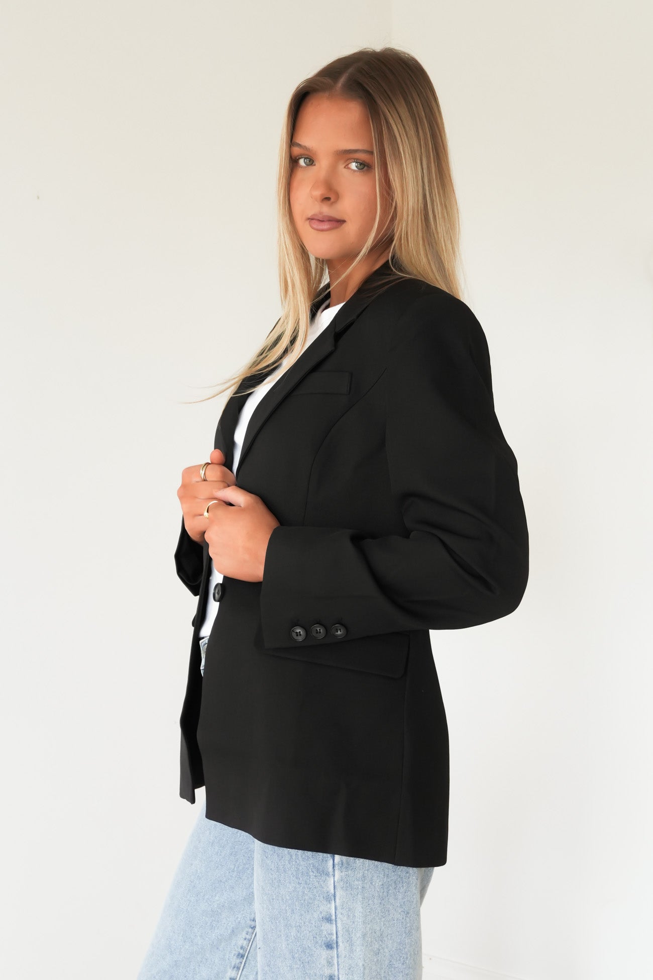 Maddox Tie Blazer Black