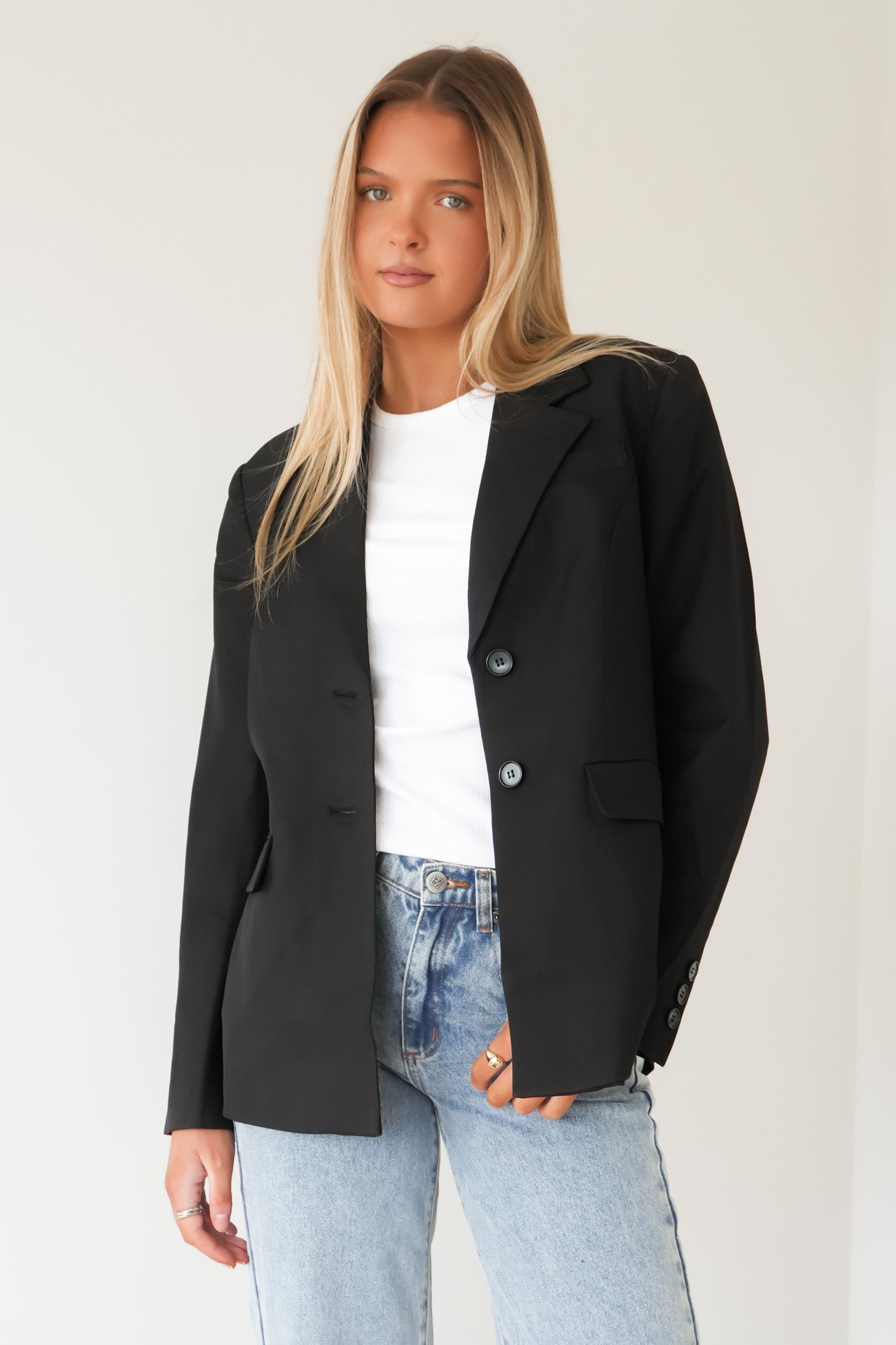 Maddox Tie Blazer Black
