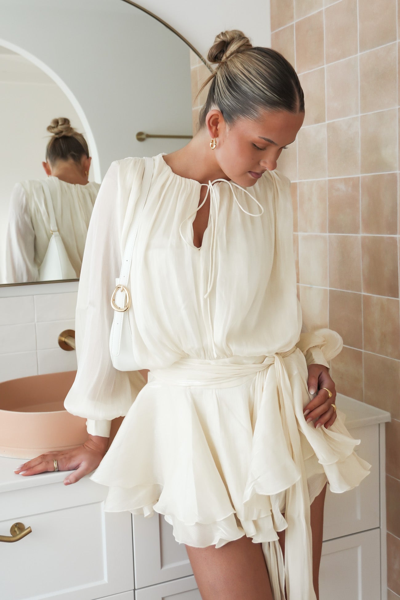 Maddyson Mini Dress Cream