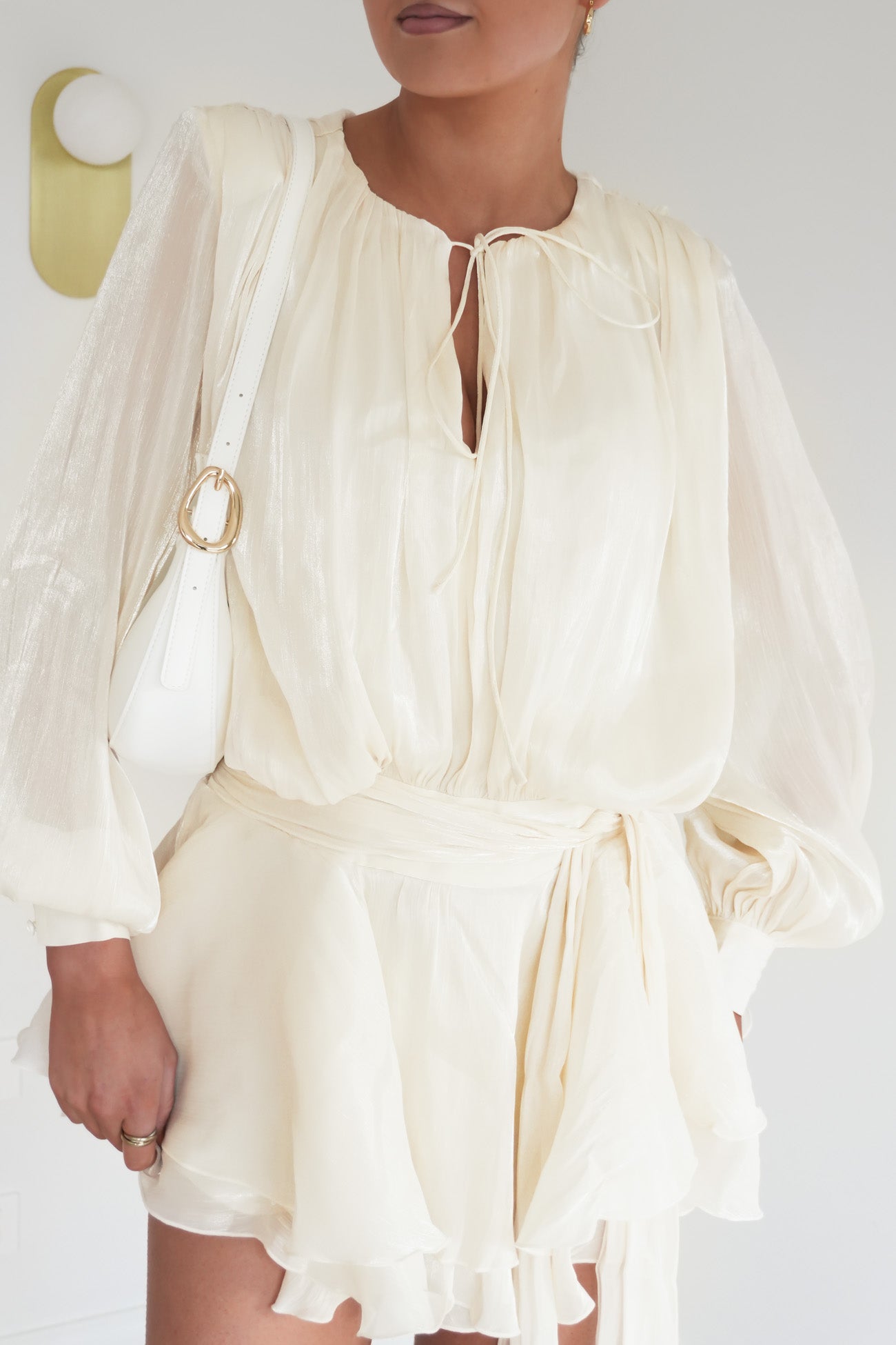 Maddyson Mini Dress Cream
