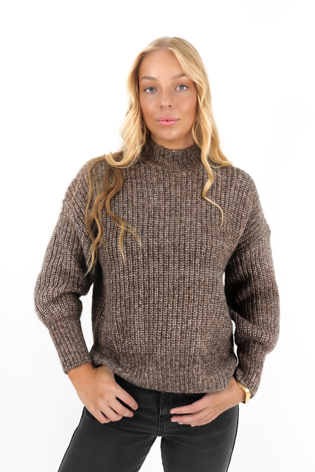 Mari Knit Jumper Brown