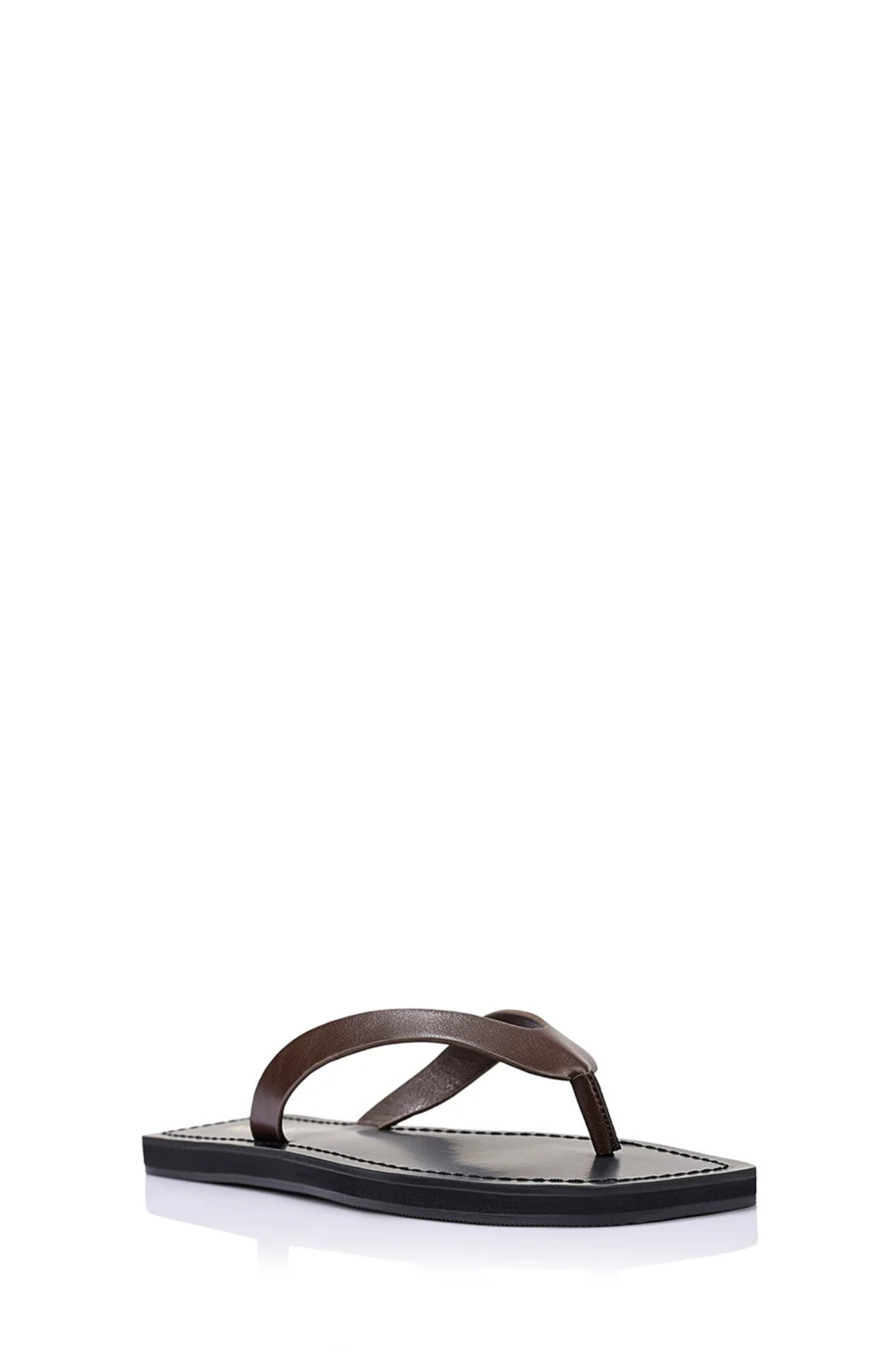 Dune Casual Thongs Chocolate Brown