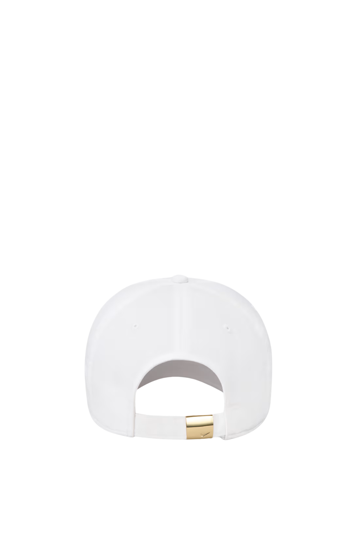 Nike Dri-FIT Club Unstructured Metal Swoosh Cap White Metallic Gold