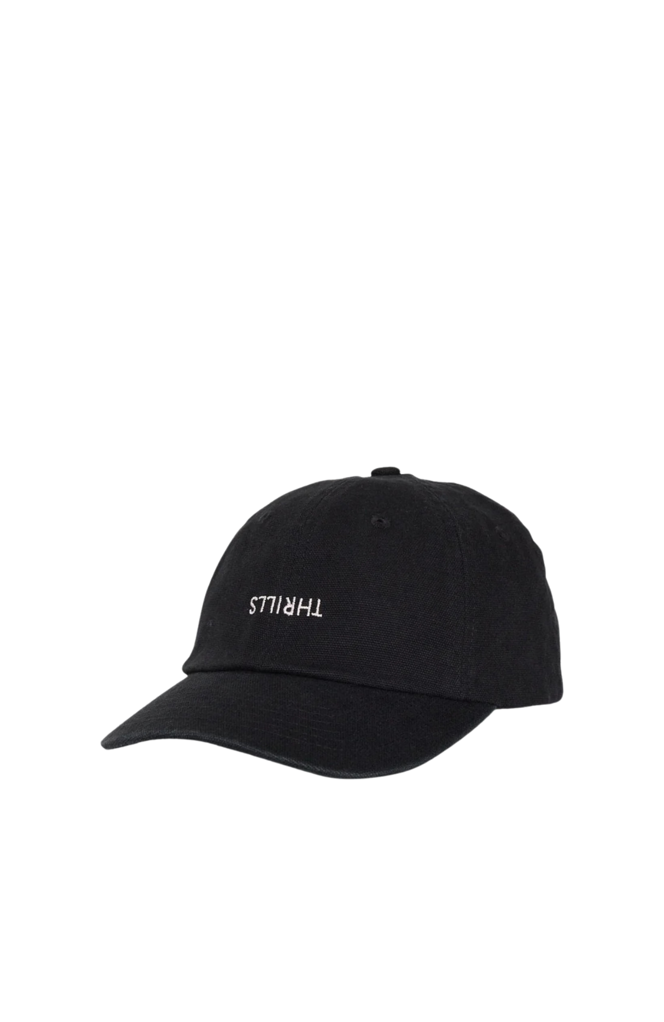 Minimal Thrills 6 Panel Cap Washed Black