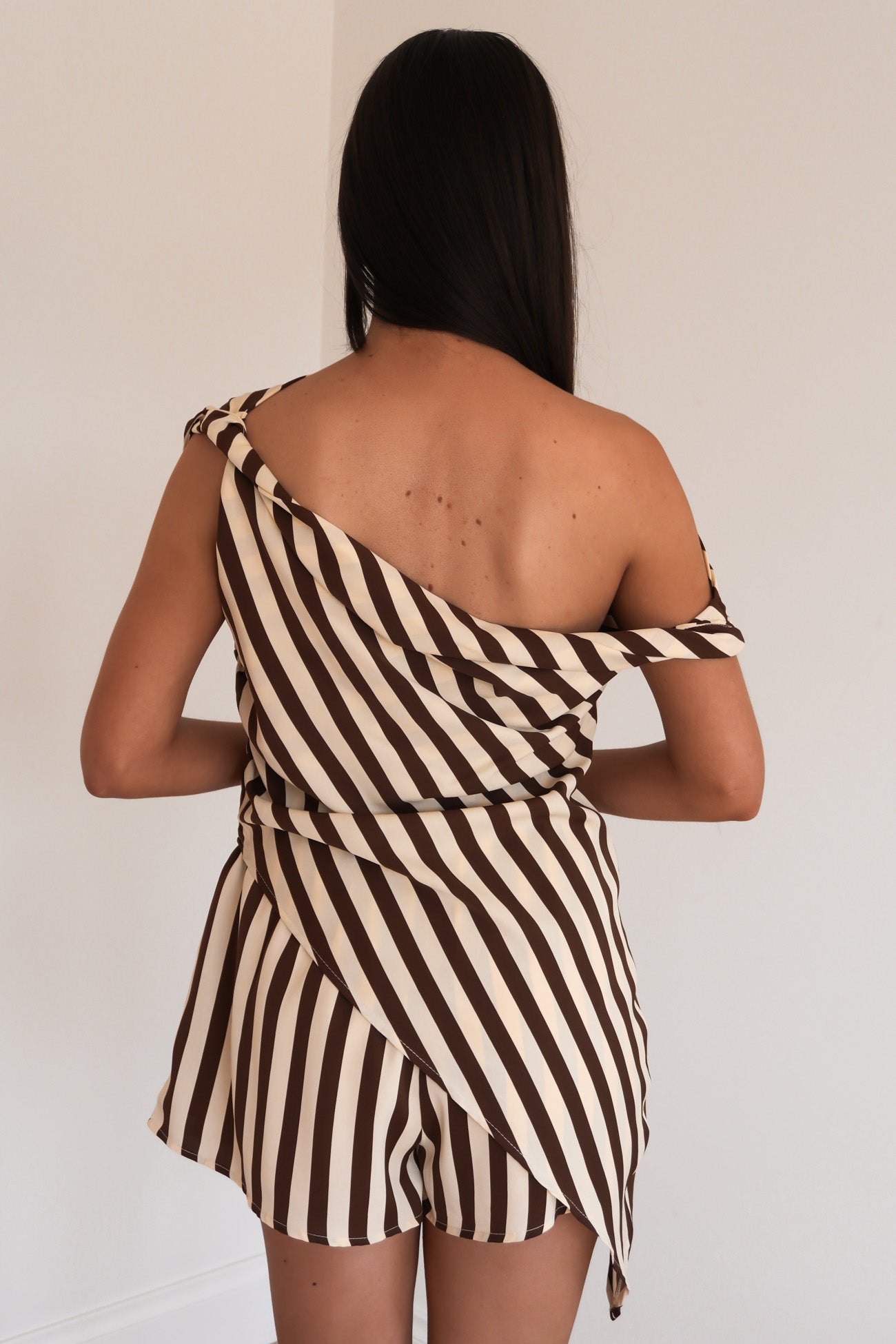 Marlee Set Chocolate Stripe