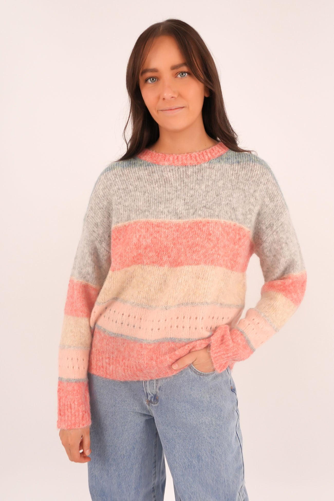 Mazie Knit Jumper Pink