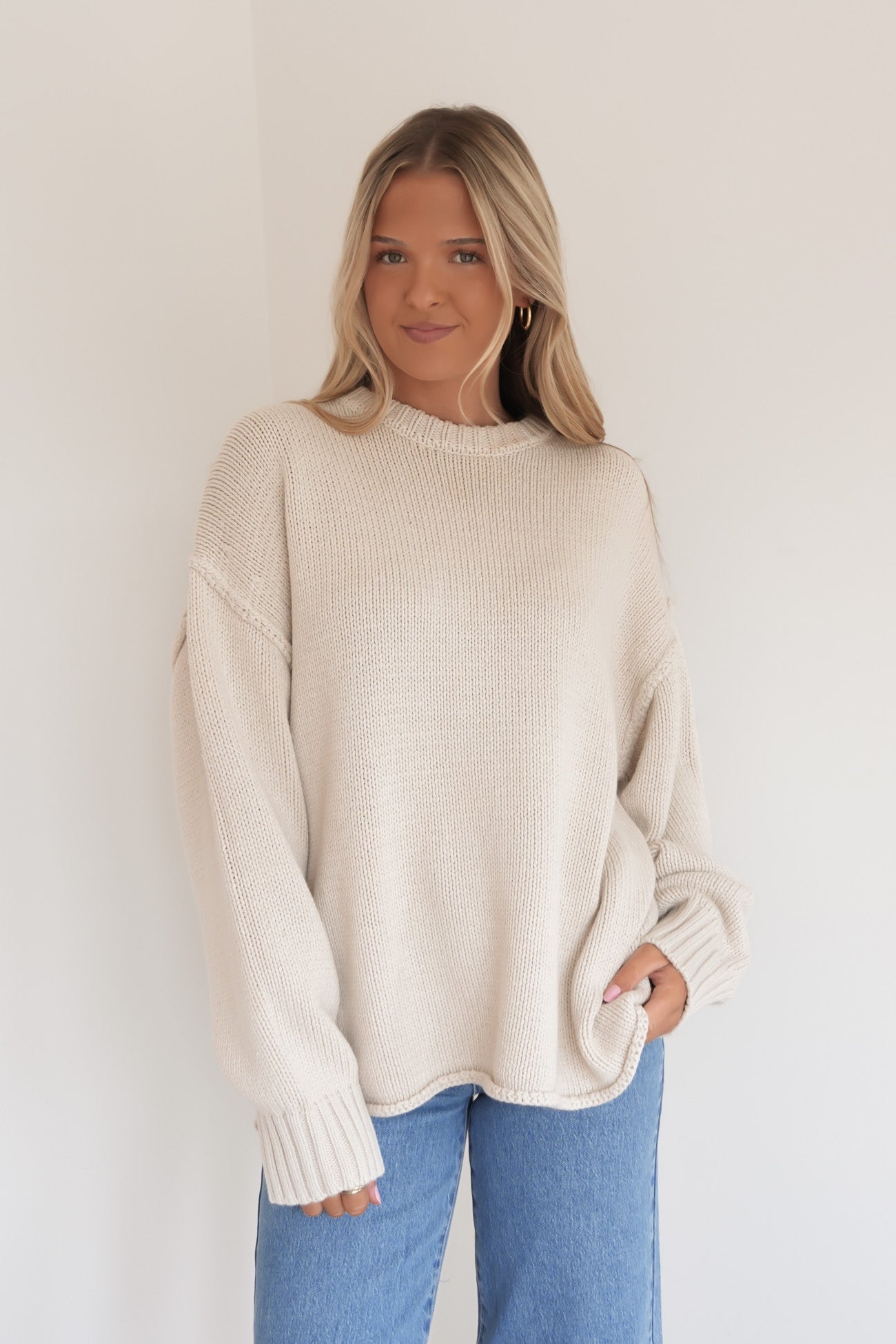 Meagan Knit Beige
