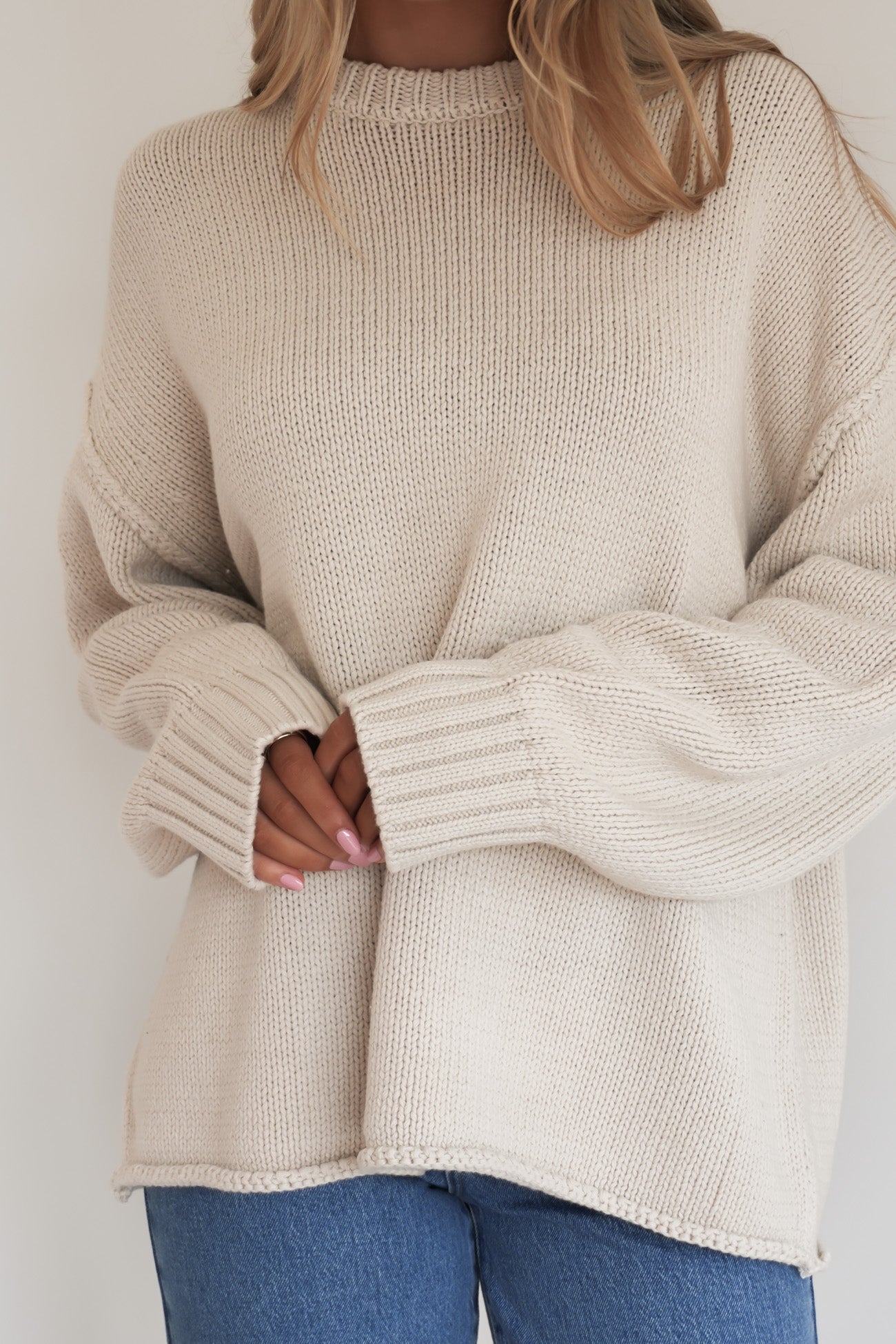 Meagan Knit Beige