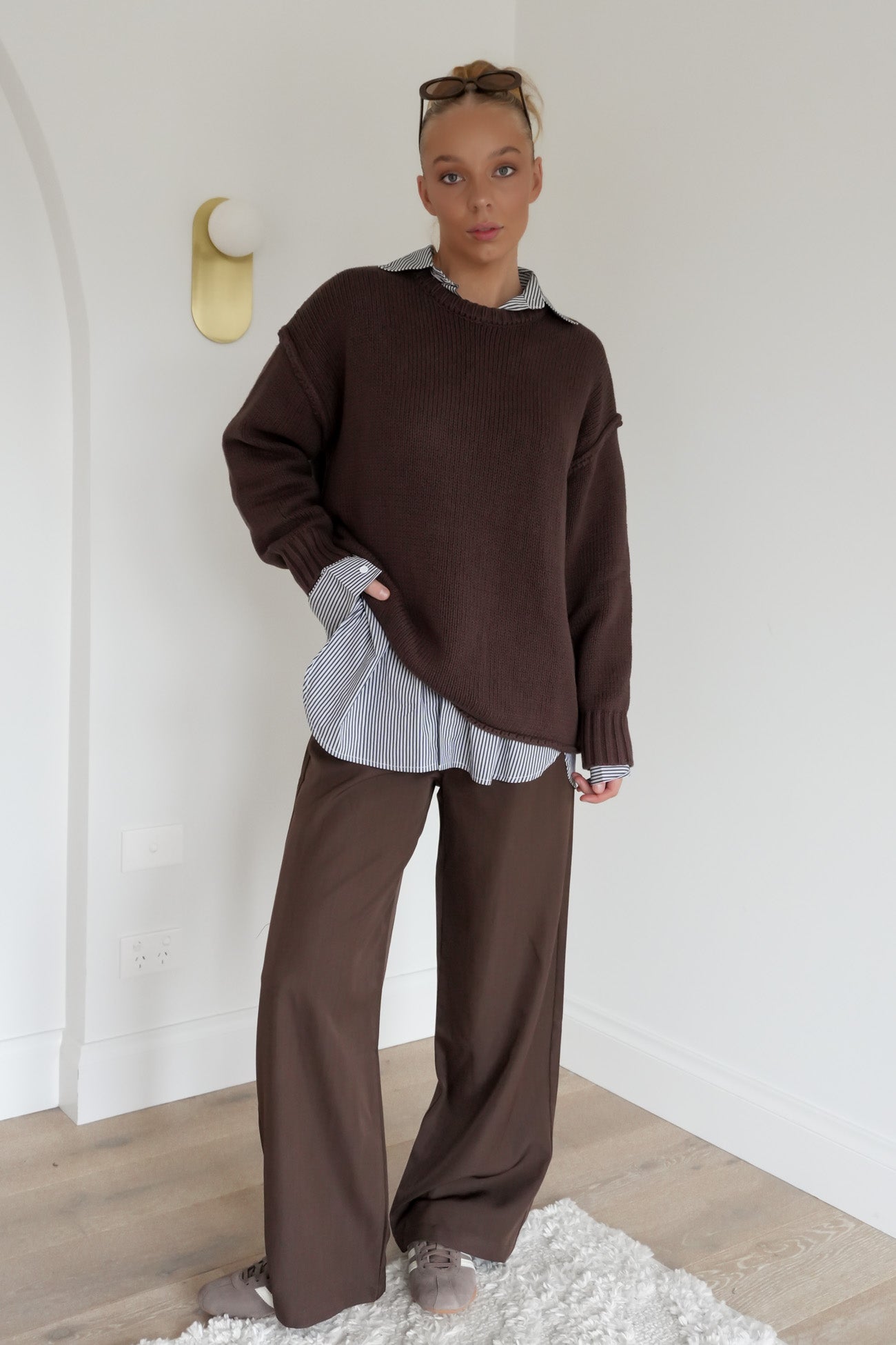 Meagan Knit Chocolate