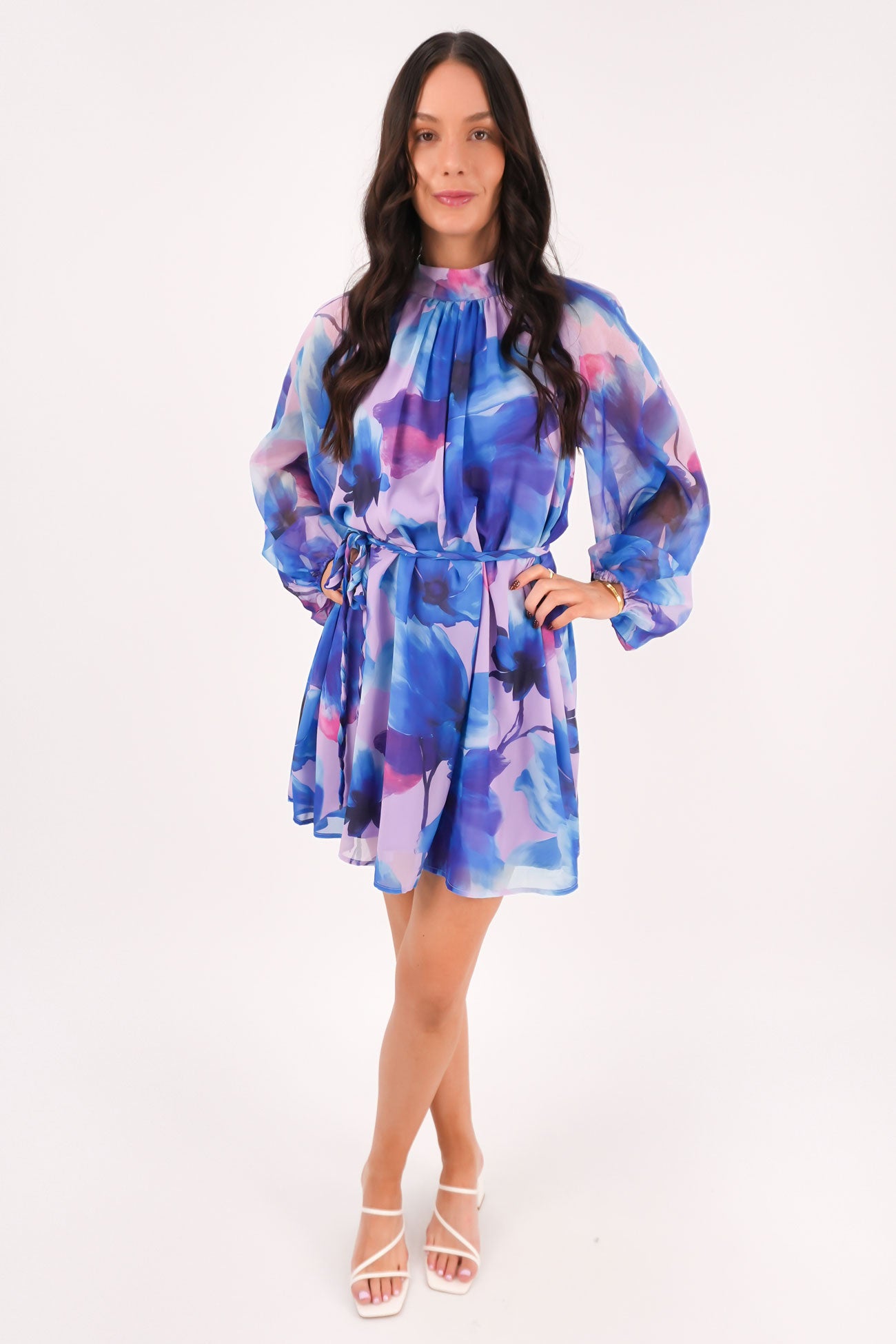 Meera Mini Dress Blue