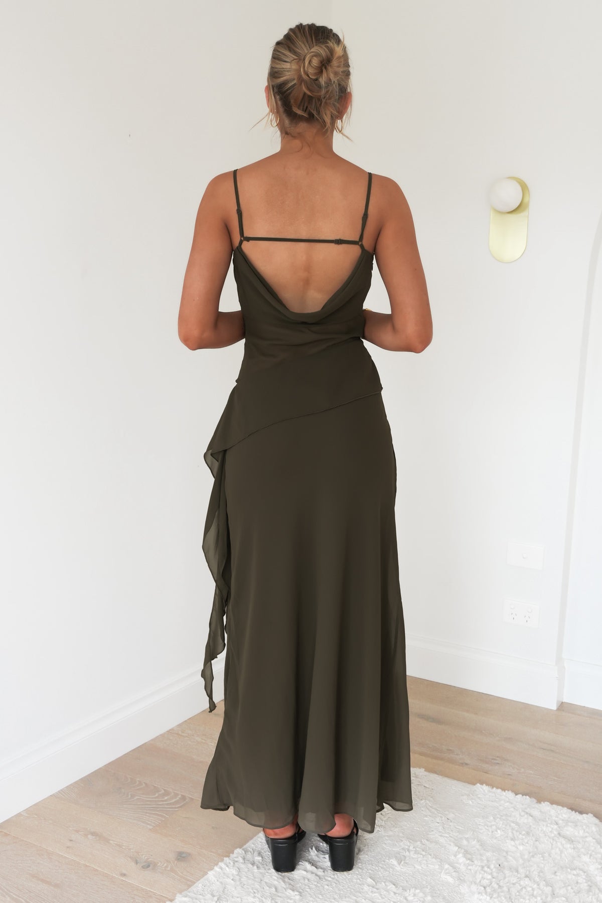 Melissah Maxi Dress Olive