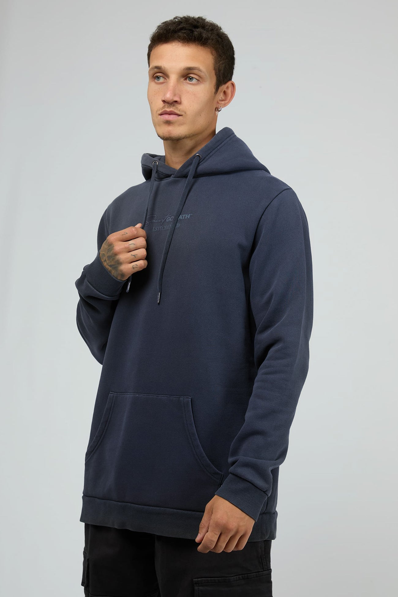 Memory Hoodie Steel Blue