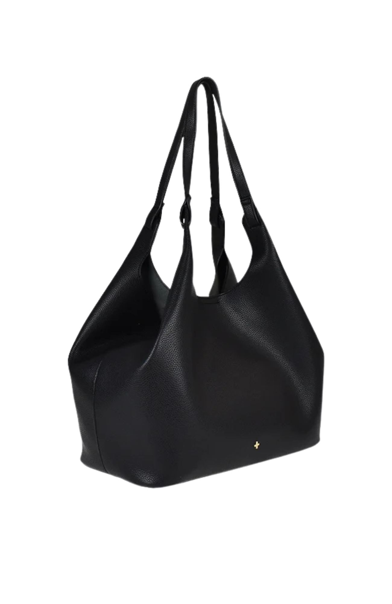 Mercy Bag Black Pebble Gold