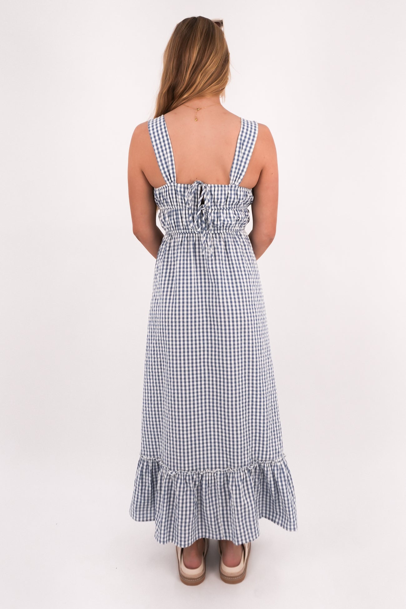 Micky Maxi Dress Check