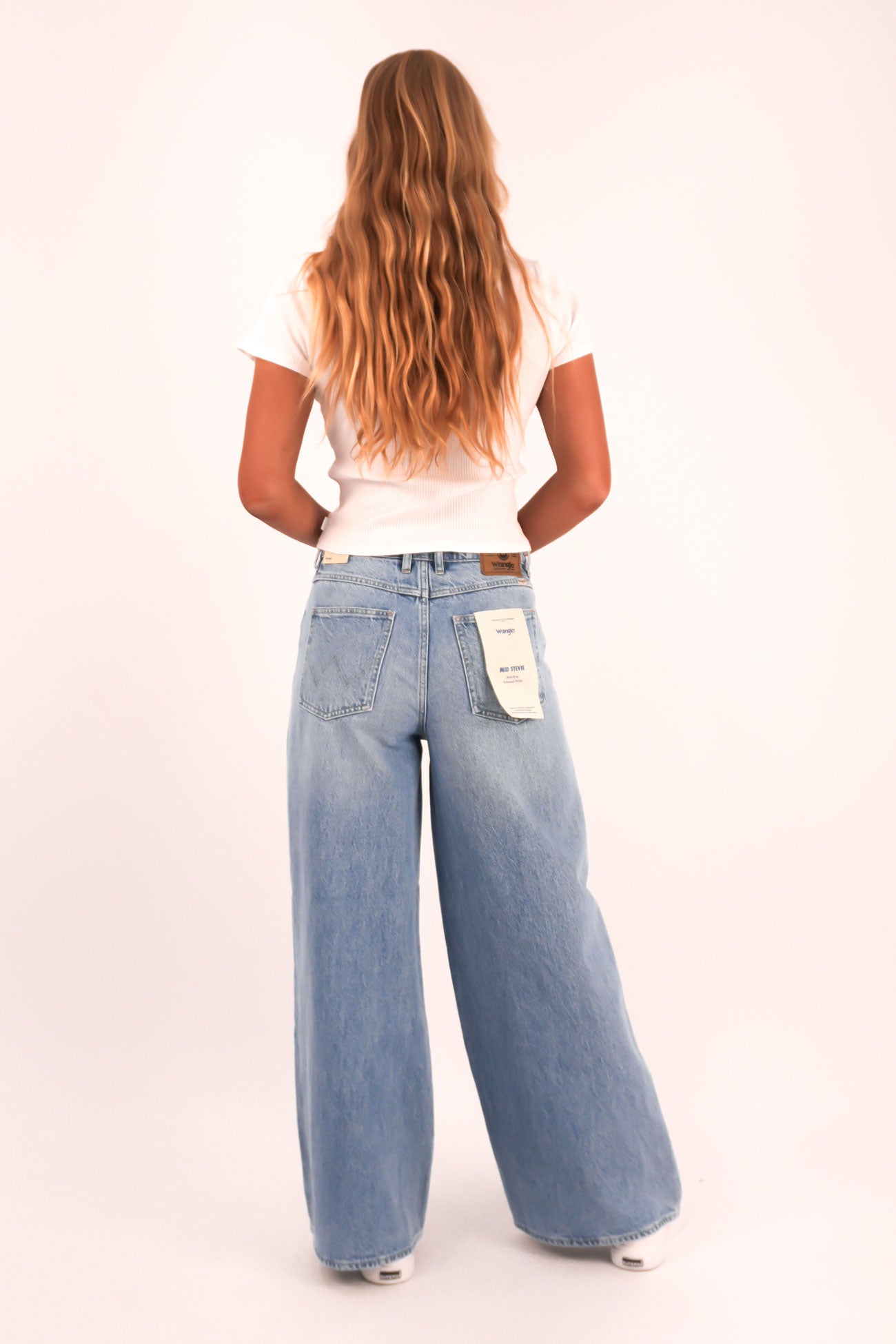 Mid Stevie Jean Blue Velvet Petite