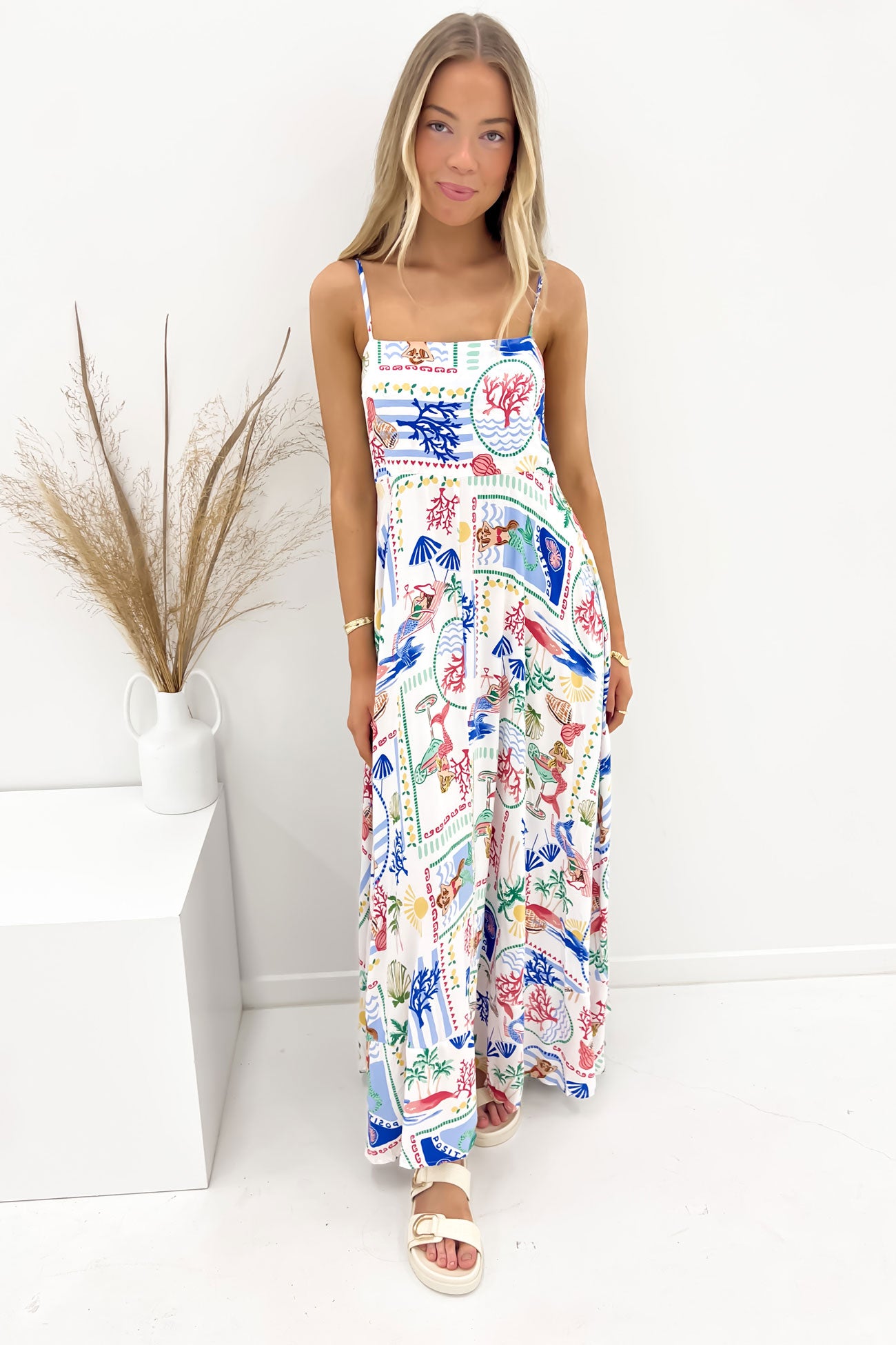Mischa Midi Dress Mermaids & Cocktails