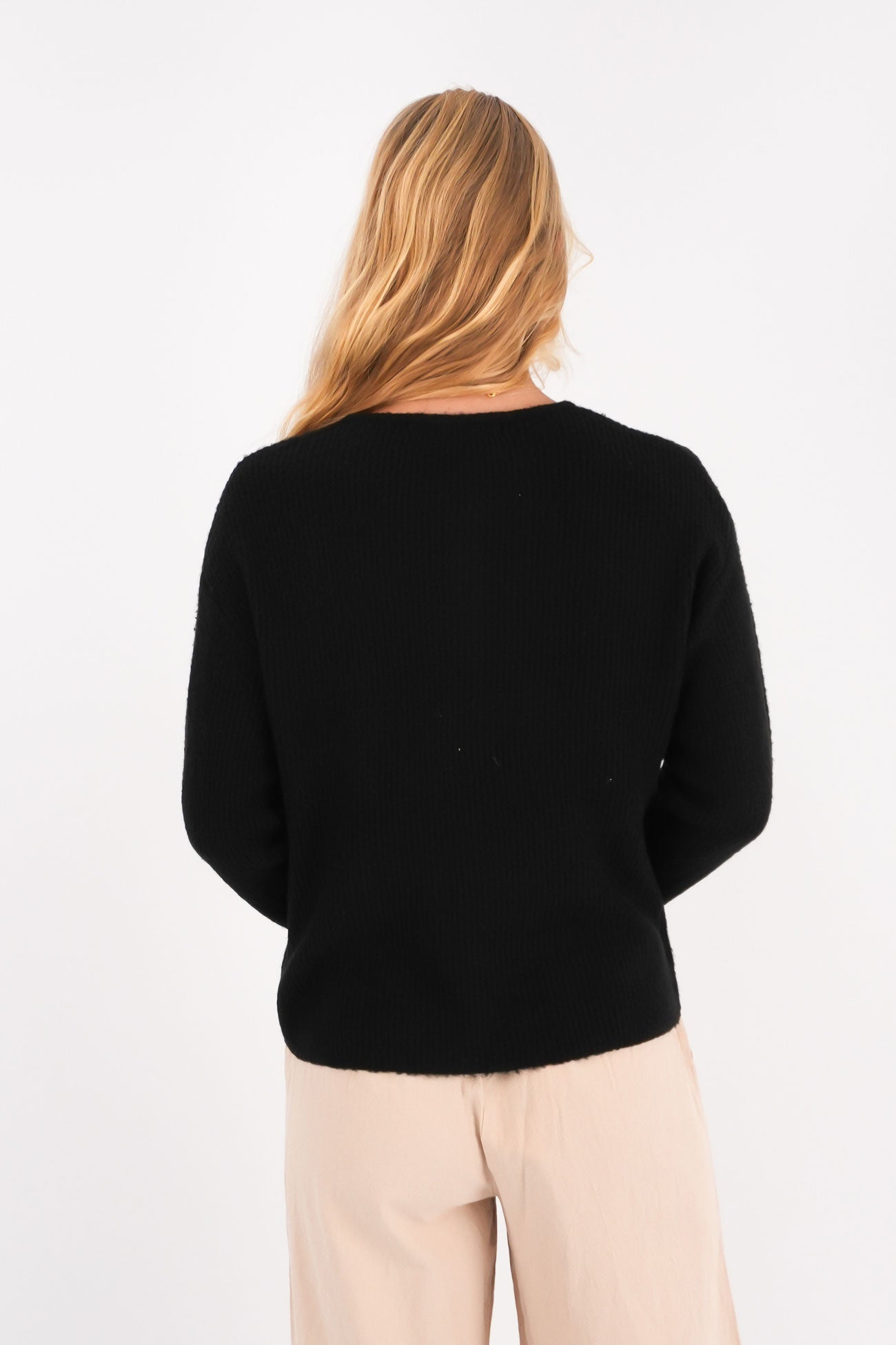 Murphy Knit Cardi Black