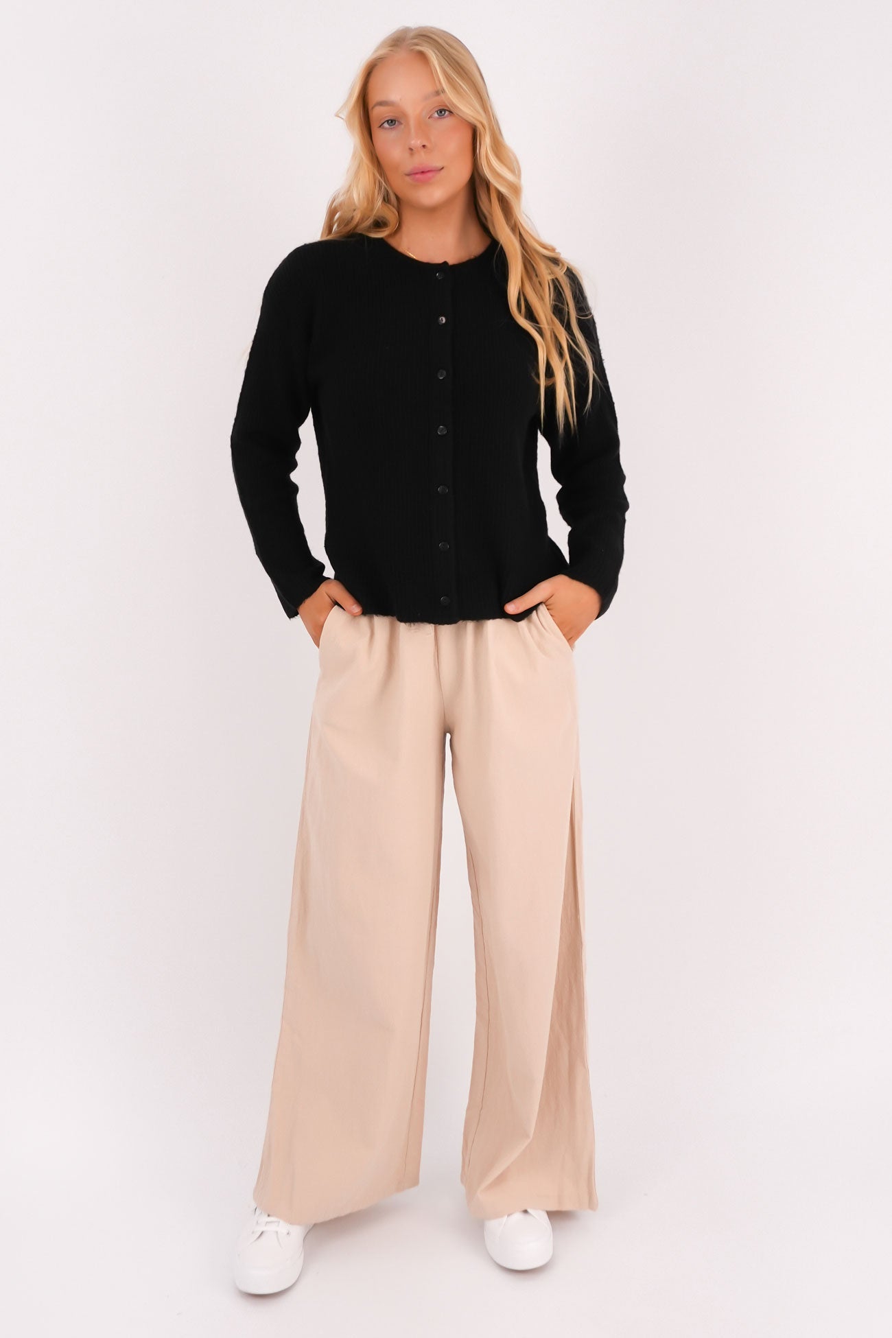 Murphy Knit Cardi Black