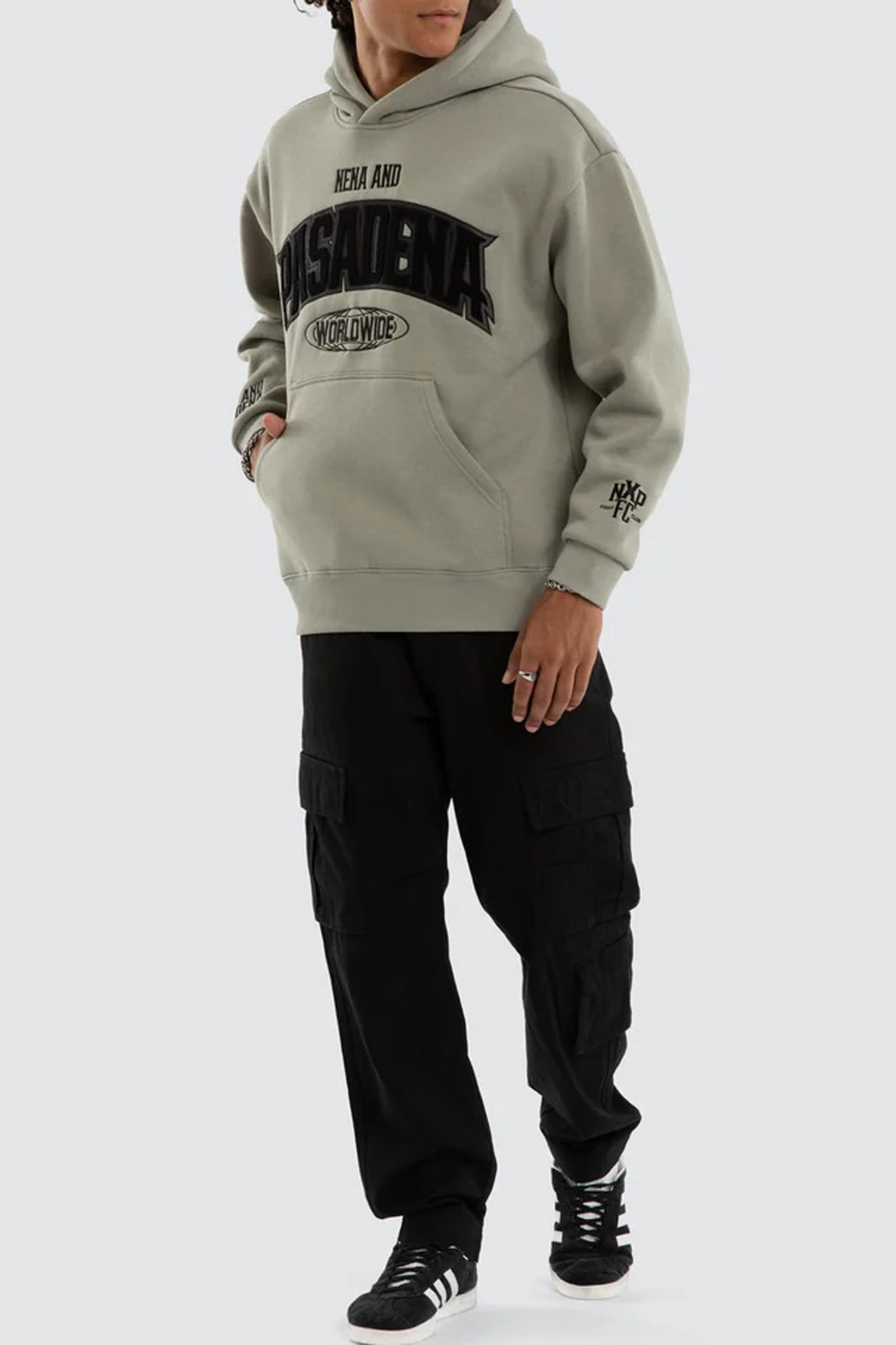 Gym Relaxed Hoodie Shadow