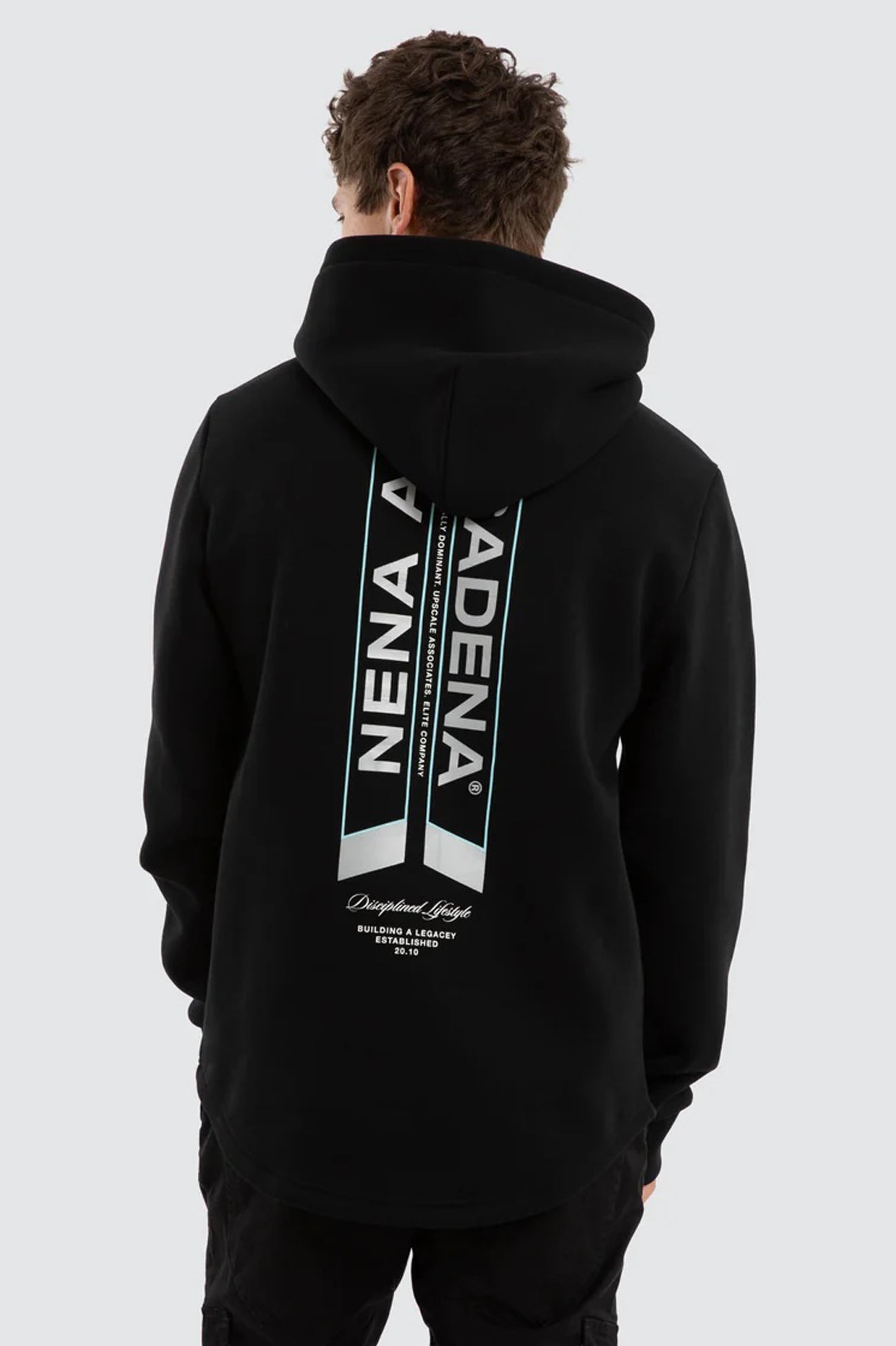 Zerkonia Dual Curved Hoodie Jet Black