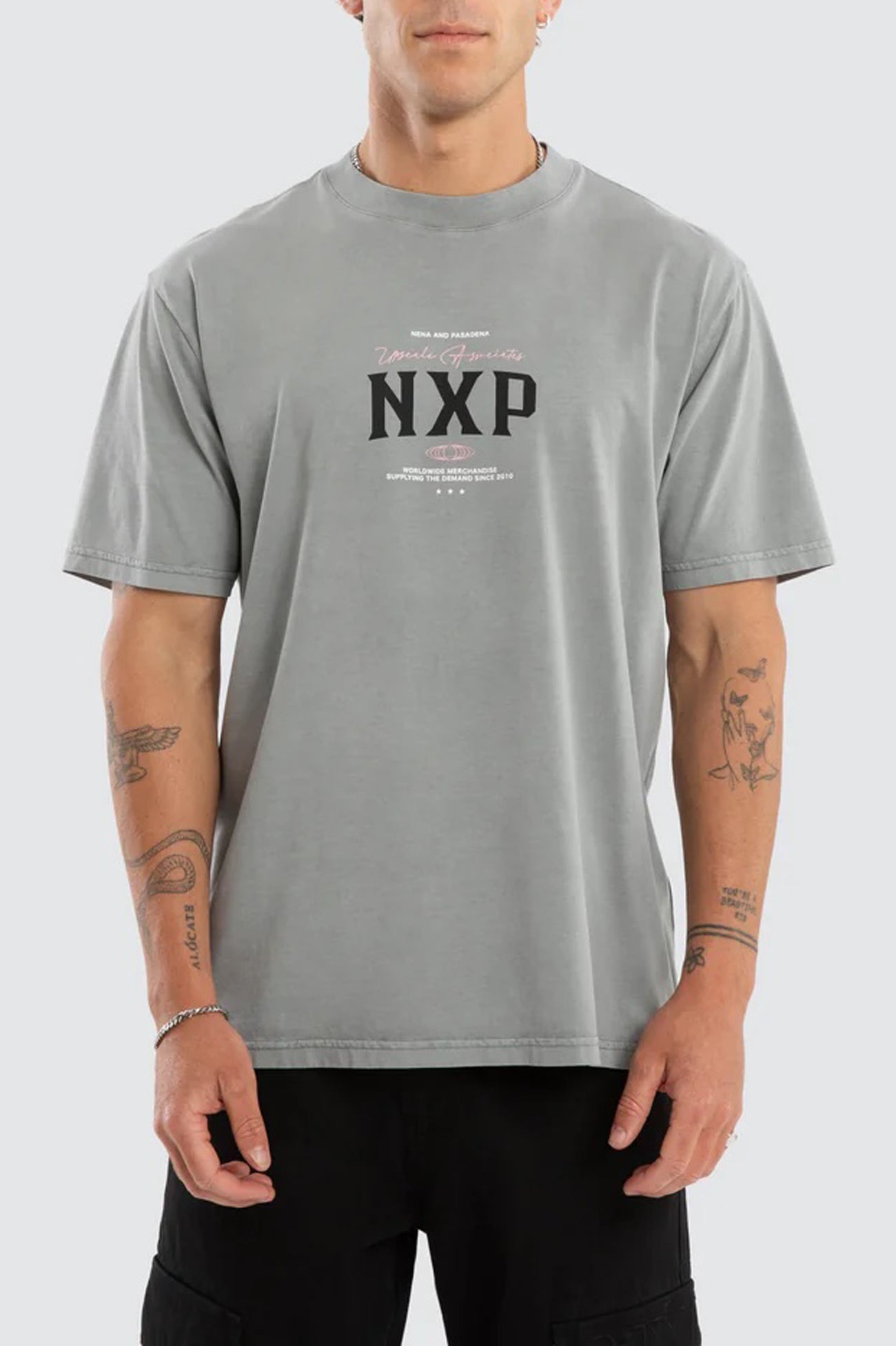 Chronos Classic Tee Neutral Grey