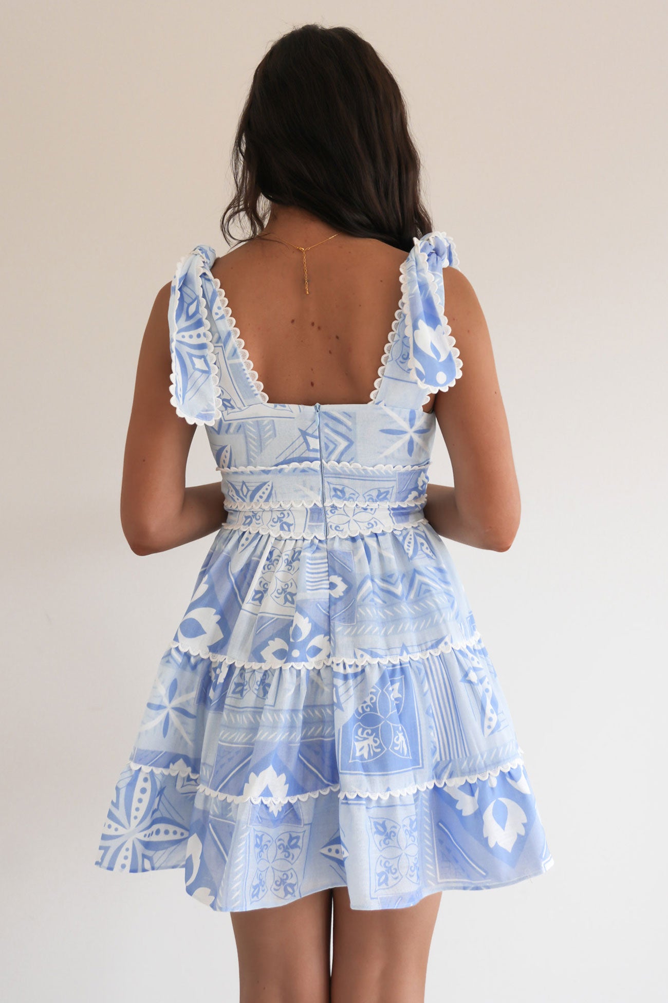 Naira Mini Dress Blue