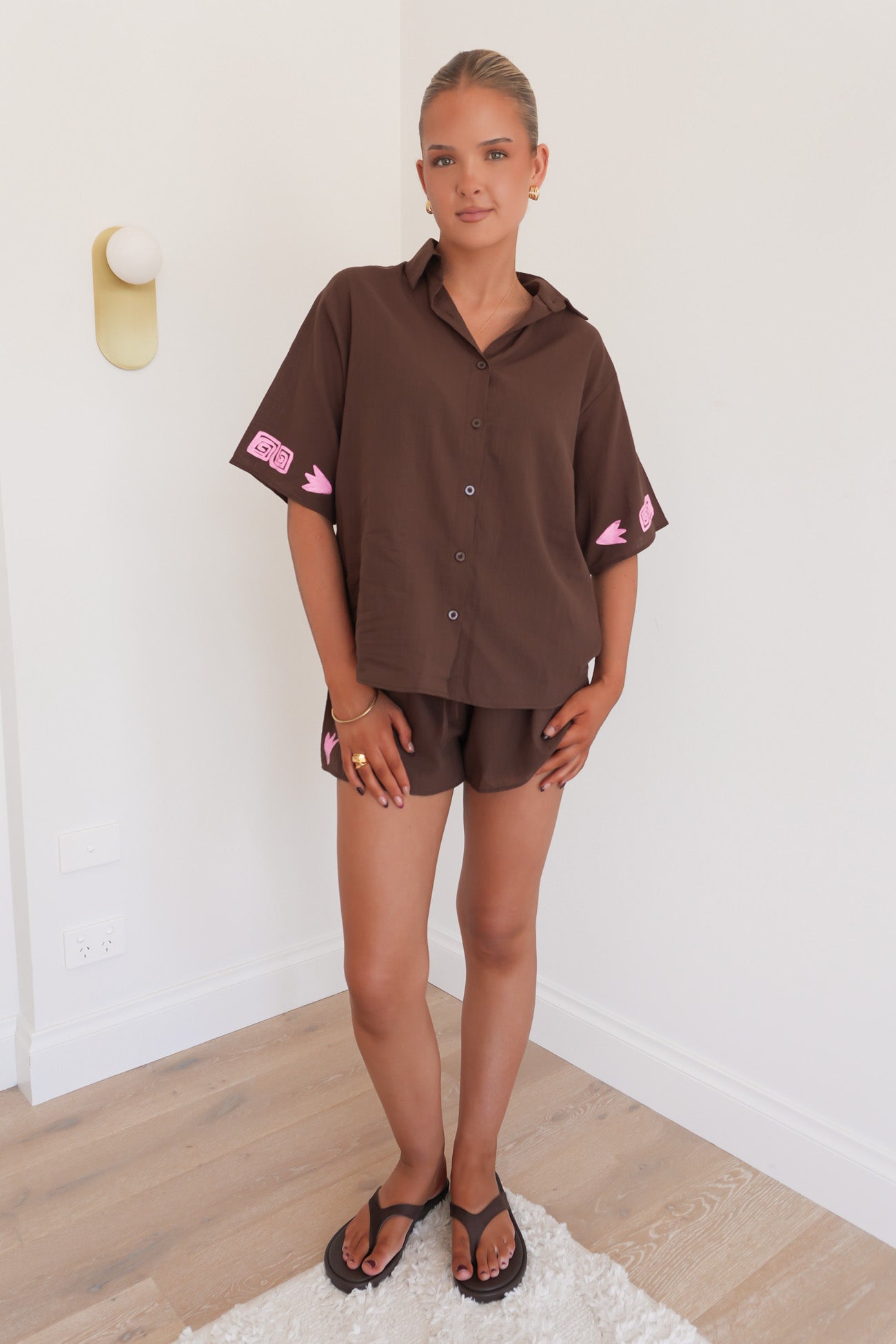 Natalia Set Chocolate Pink