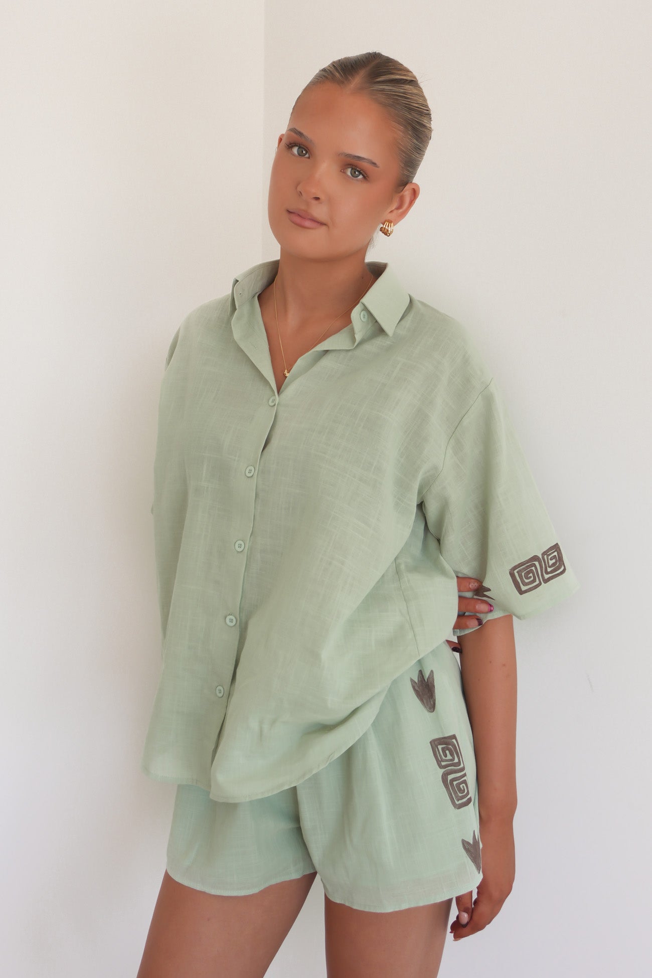 Natalia Set Sage Brown