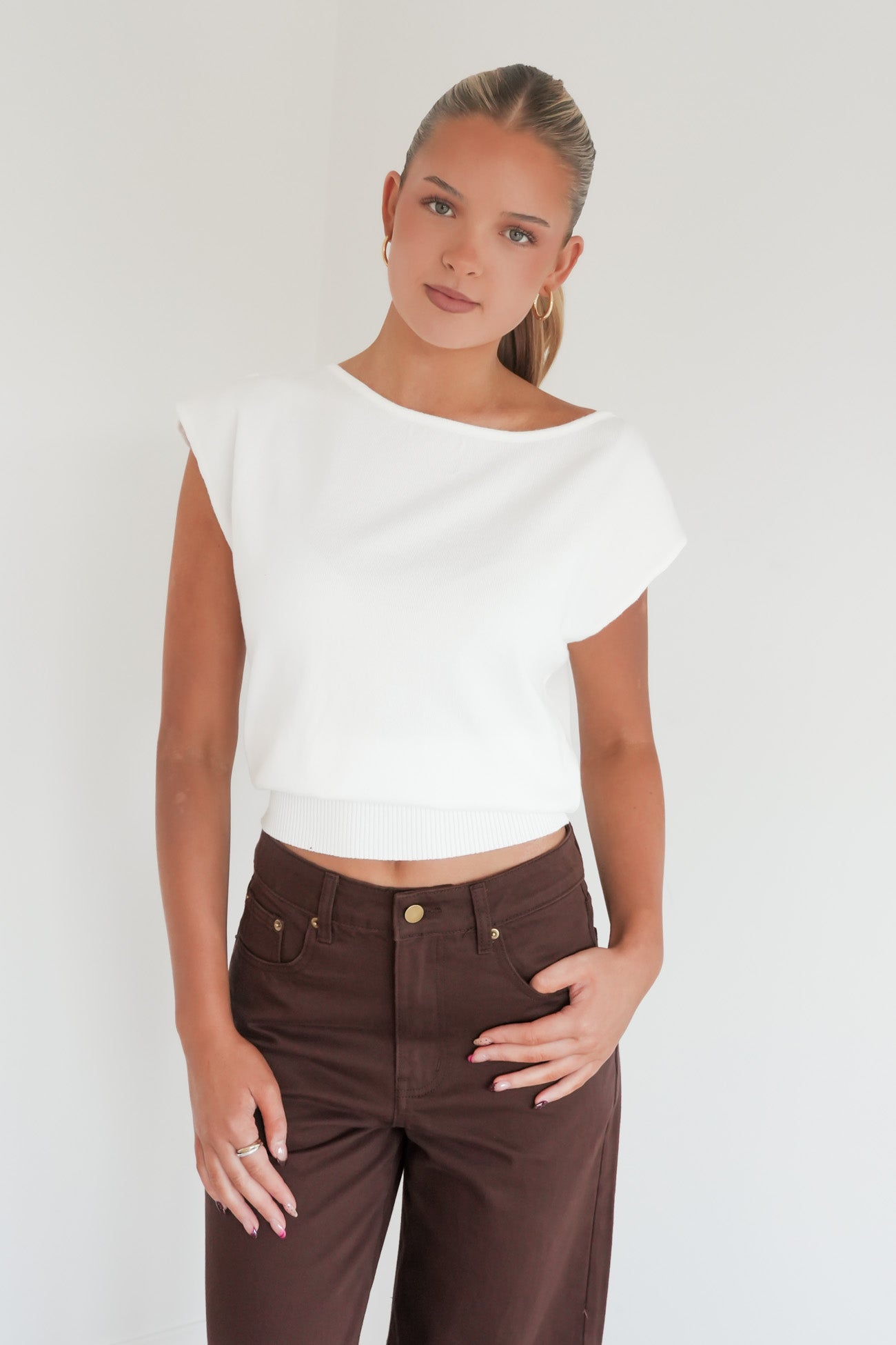 Ness Top White