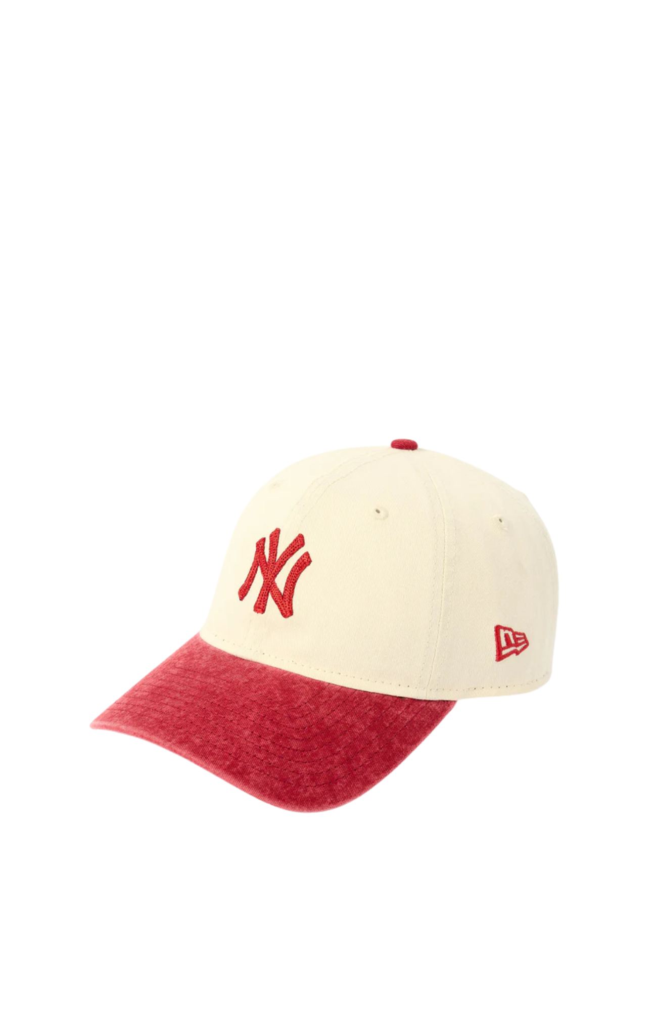 New York Yankees 9TWENTY 2Tone Snow Wash Hot Red