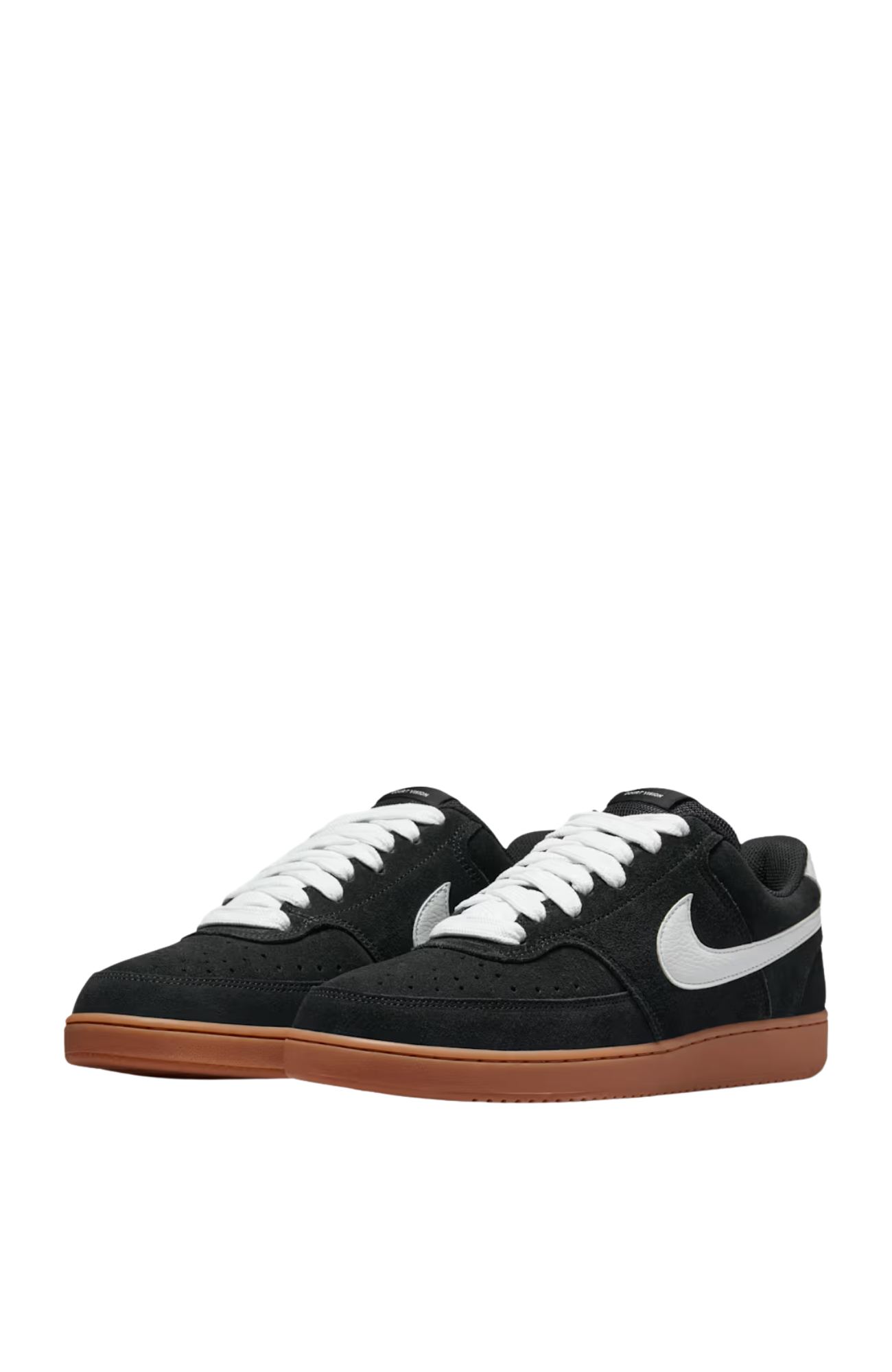 Nike Court Vision Low FL Black White Gum Med Brown