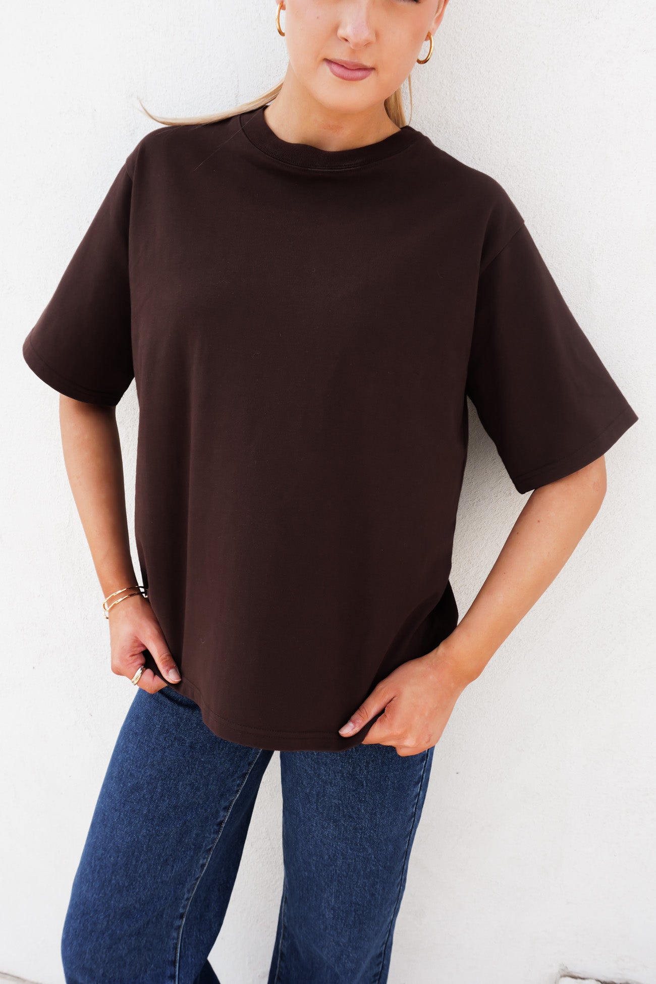 Noah Oversized Tee Chocolate