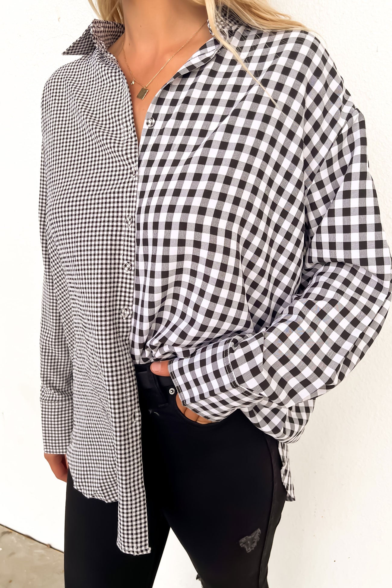 Nolan Shirt Black Check