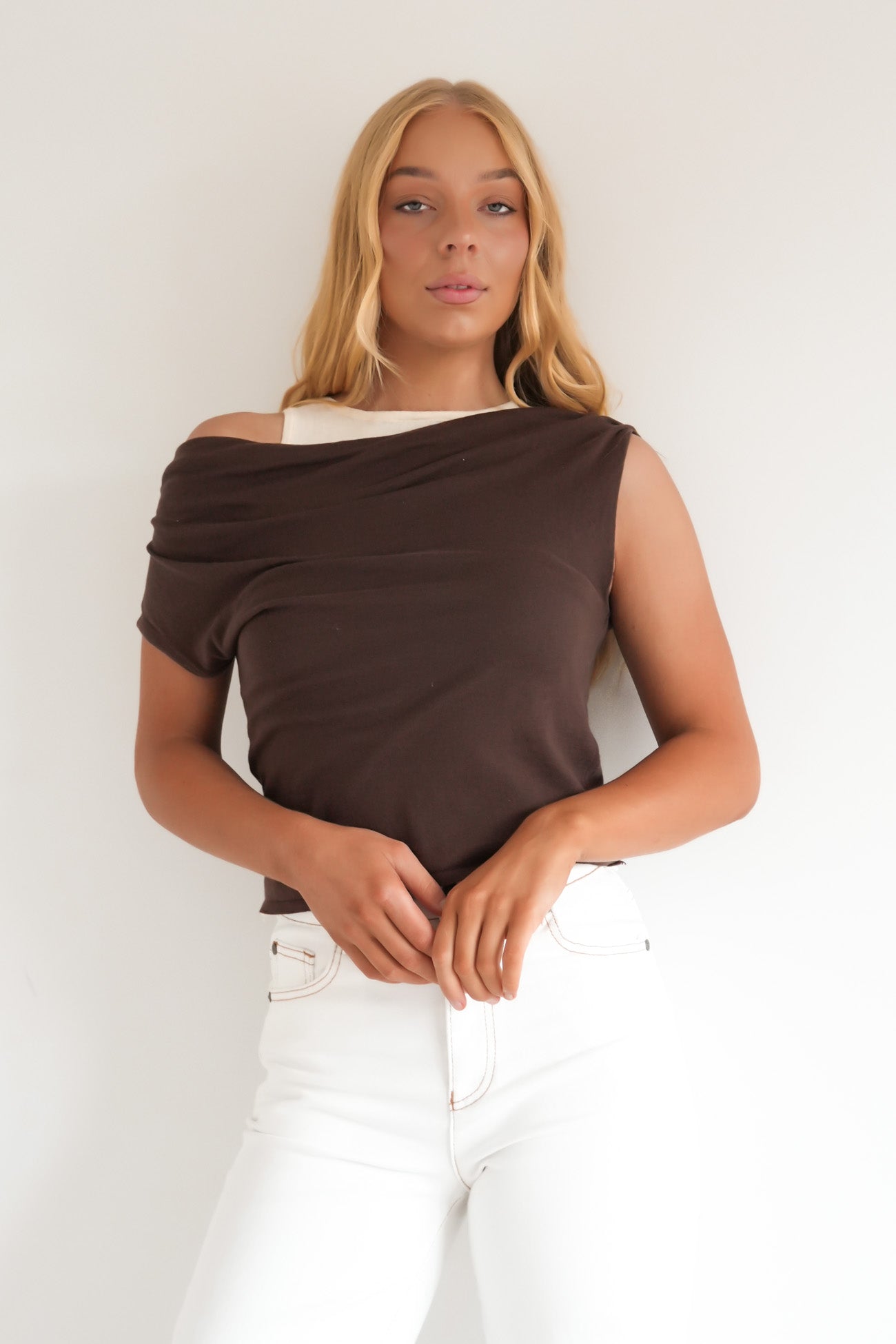 Nora Knit Top Chocolate