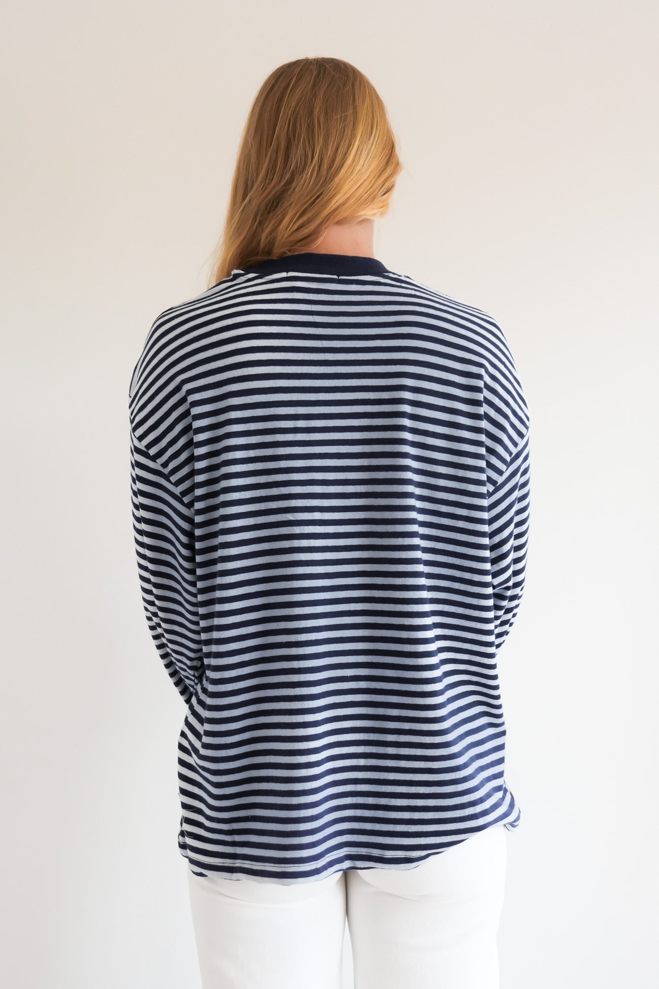 Paloma Long Sleeve Stripe Tee Nautical