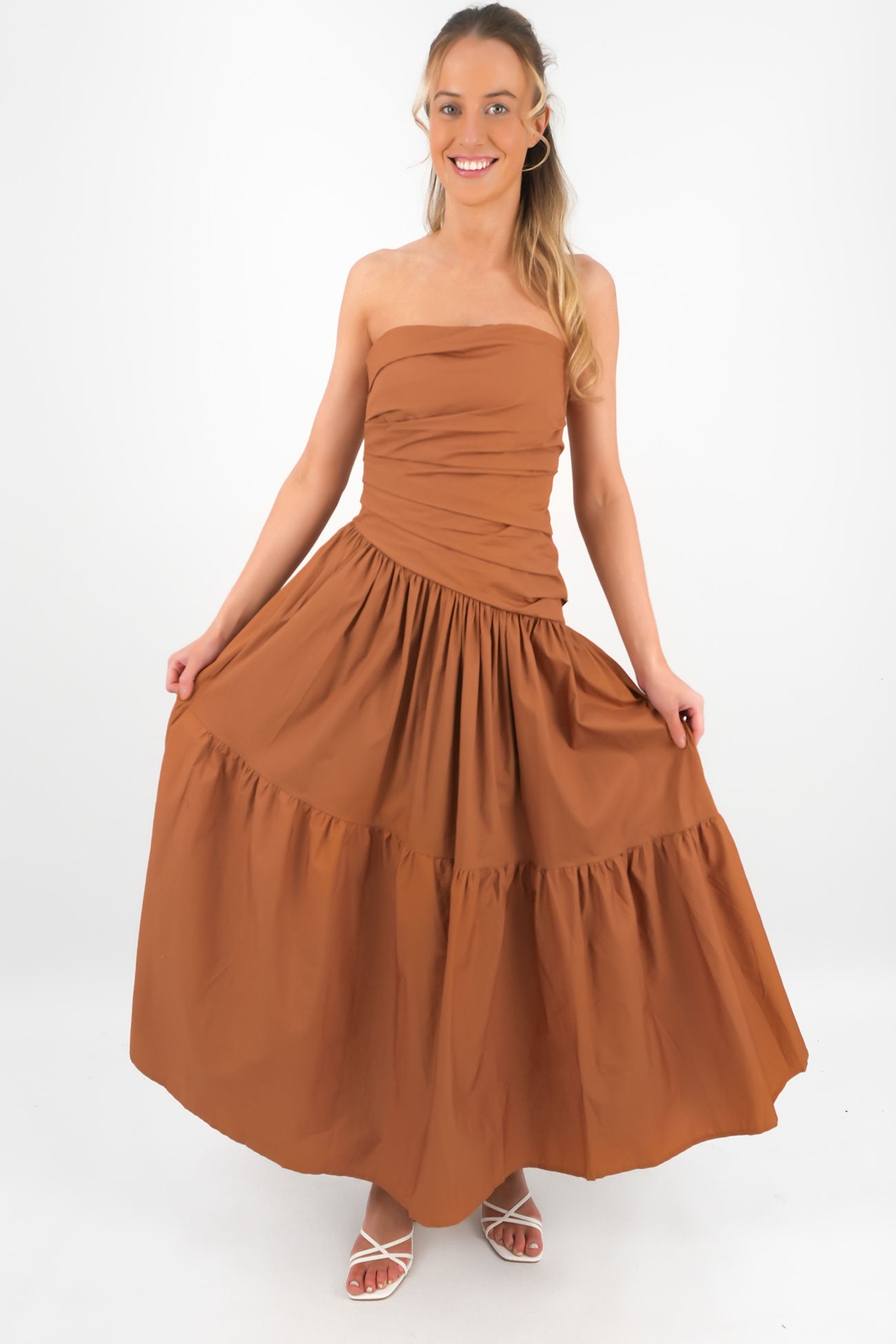 Pamela Maxi Dress Chocolate