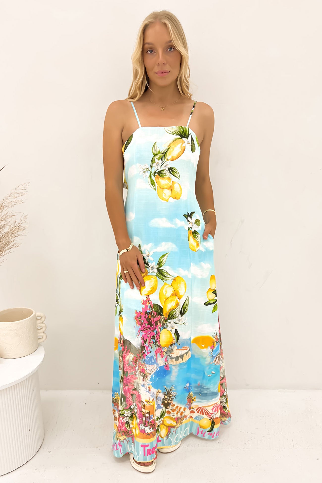 Paris Maxi Dress Lemoncello