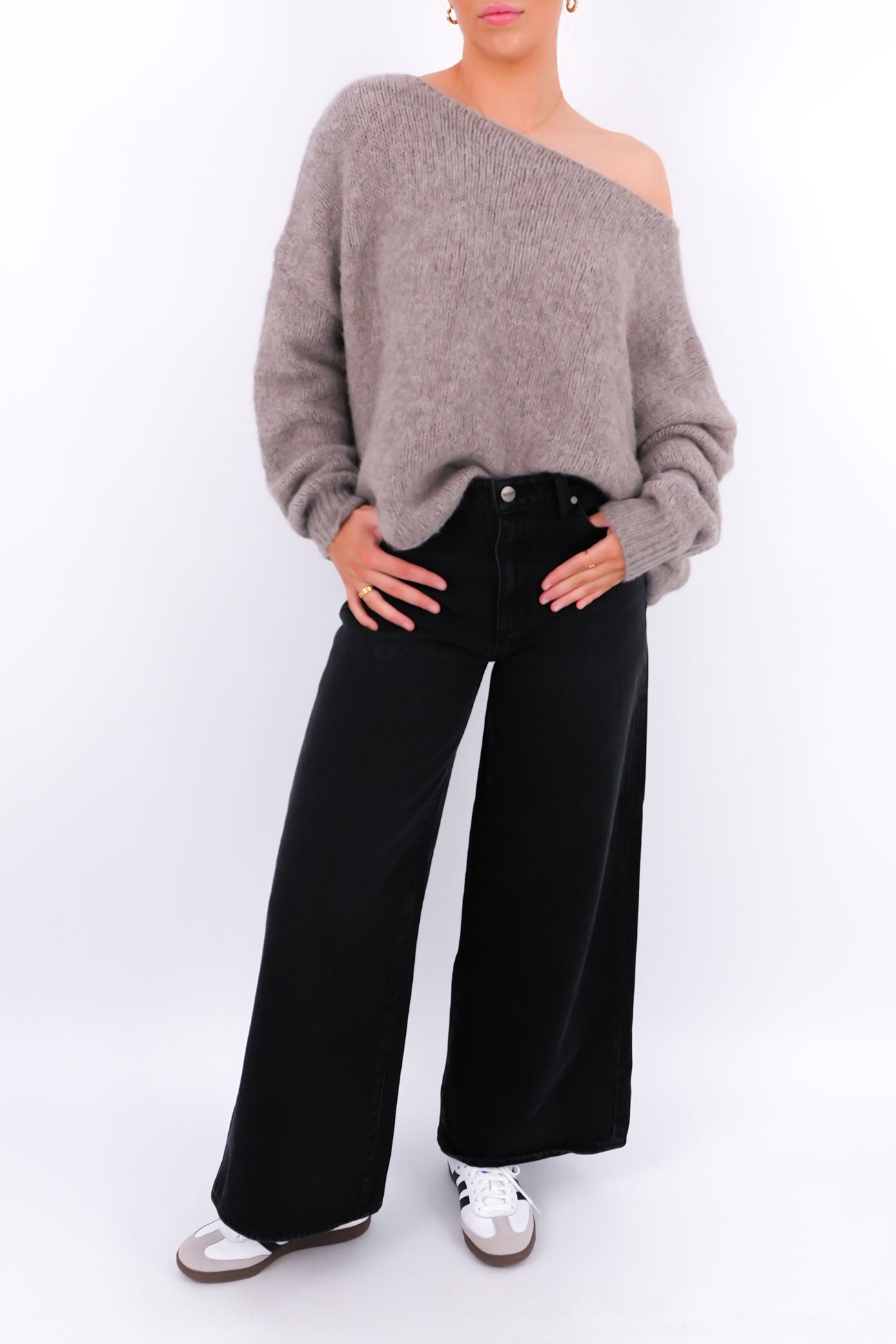 Parson Knit Jumper Mocha