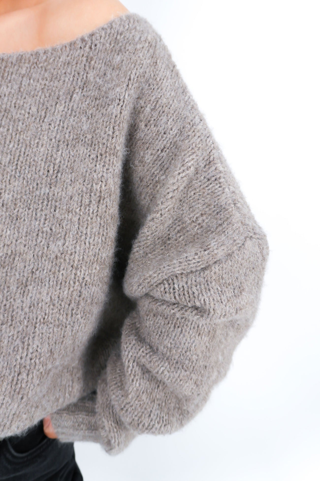 Parson Knit Jumper Mocha