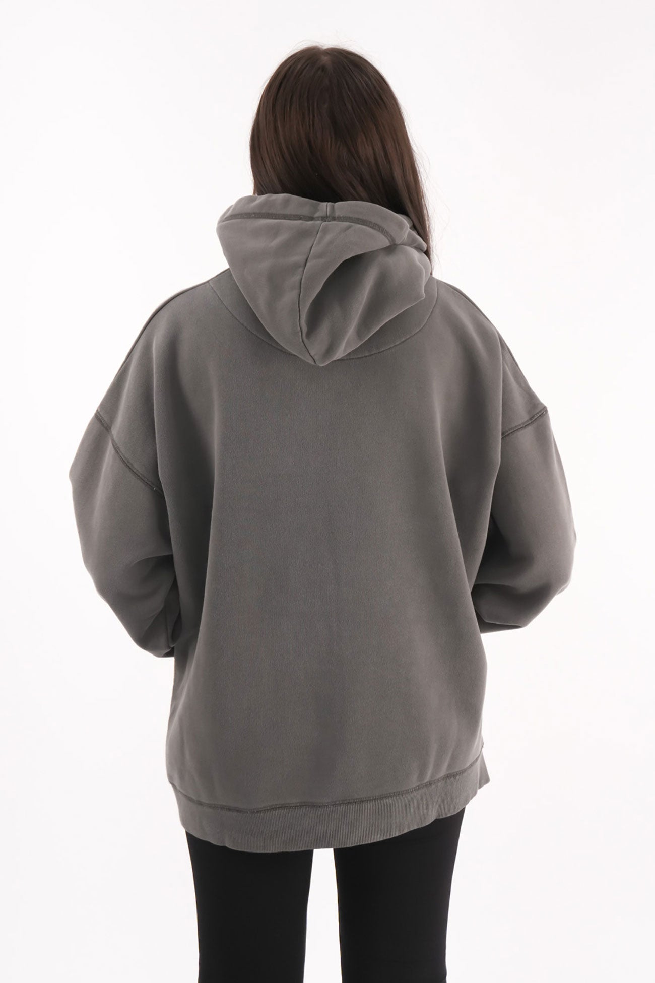 Performance Oversized Hoodie Charcoal