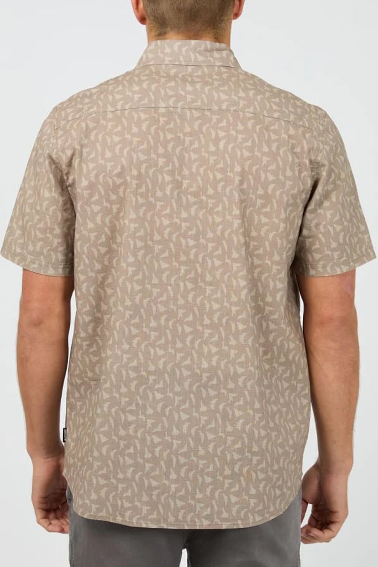 Portsea Short Sleeve Shirt Mushroom