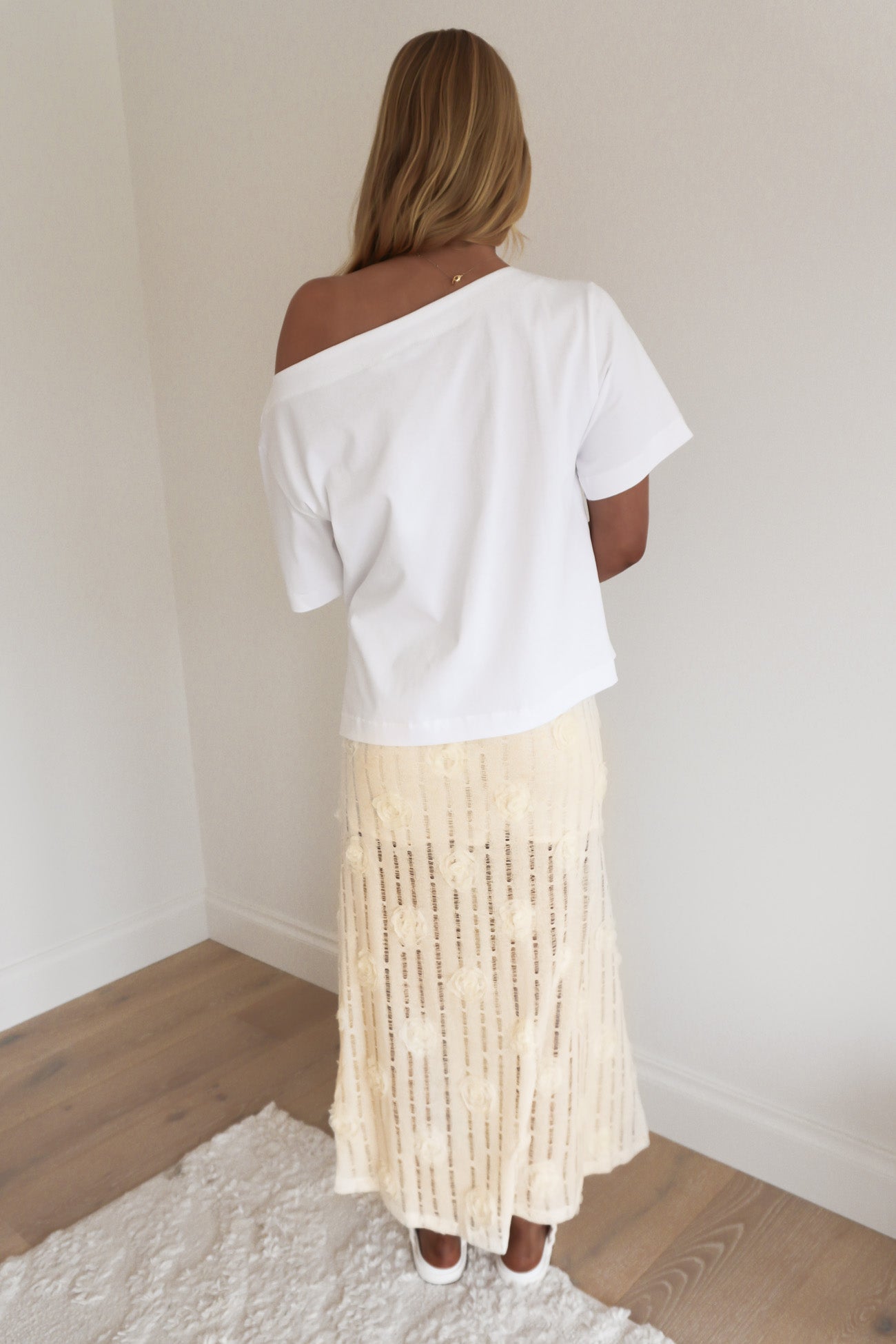Prinn Maxi Skirt Cream