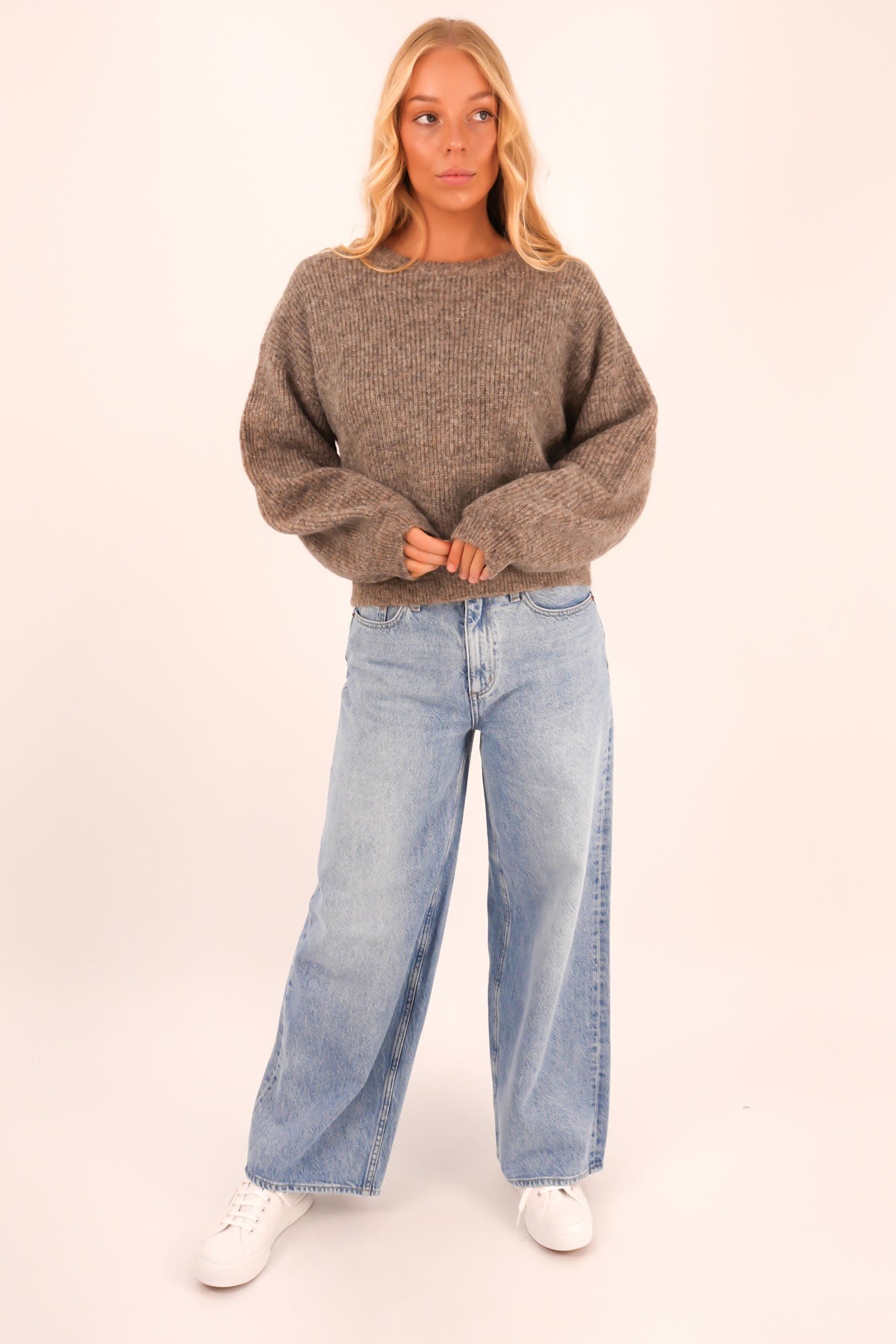 Quinn Knit Jumper Oatmeal
