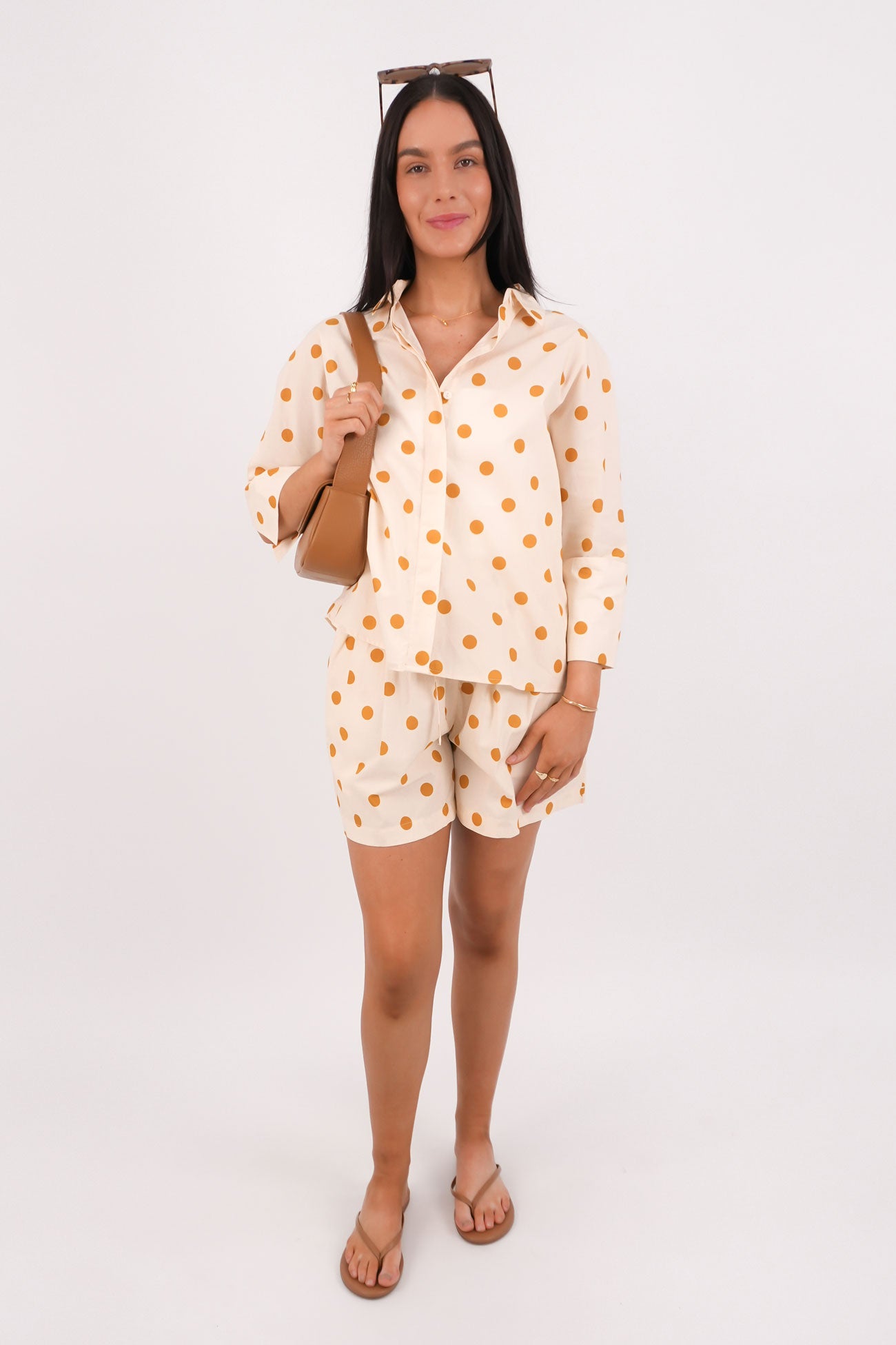 Quinn Shirt Mustard Spot