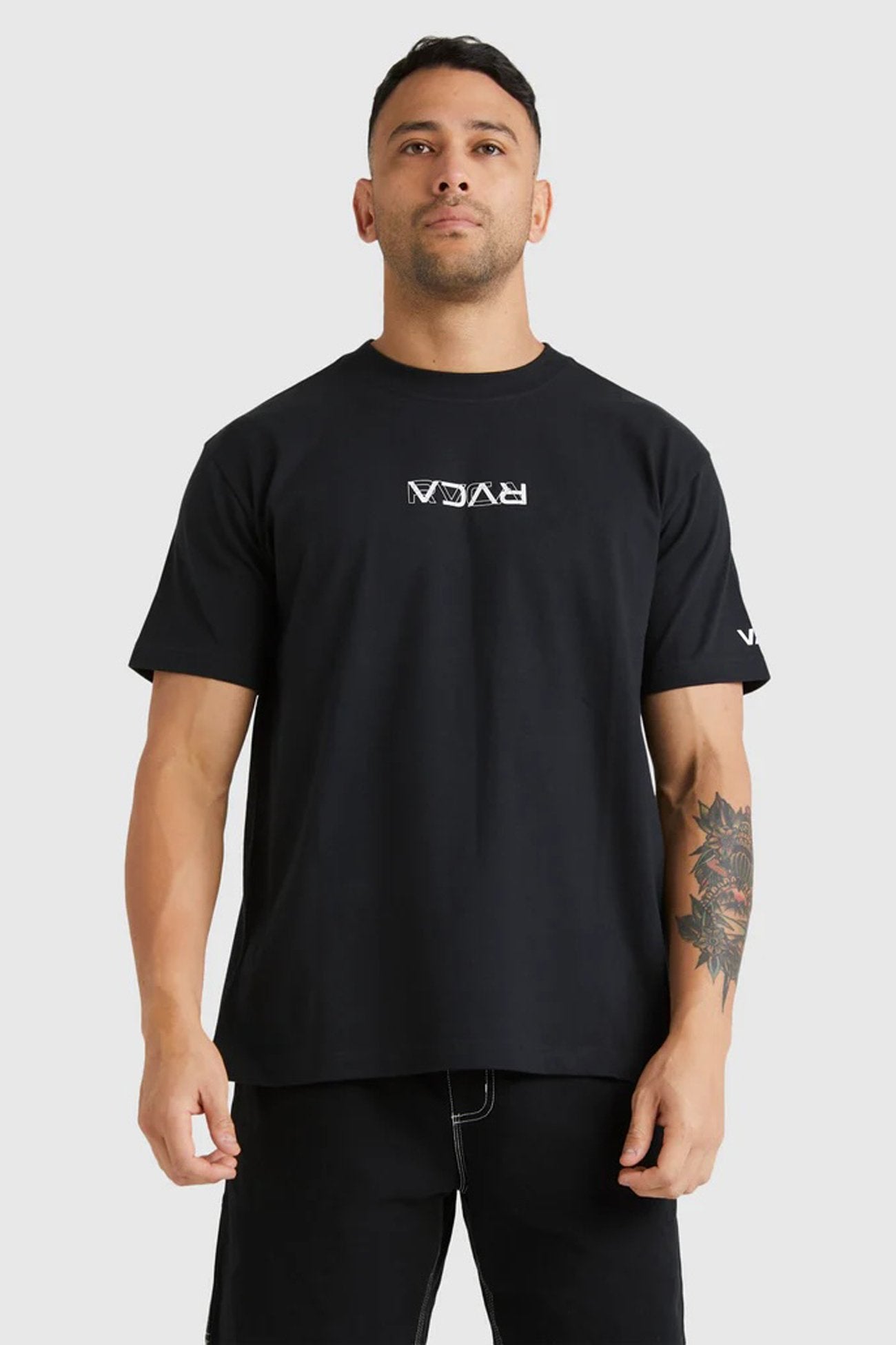 RVCA Reverse Short Sleeve Tee RVCA Black