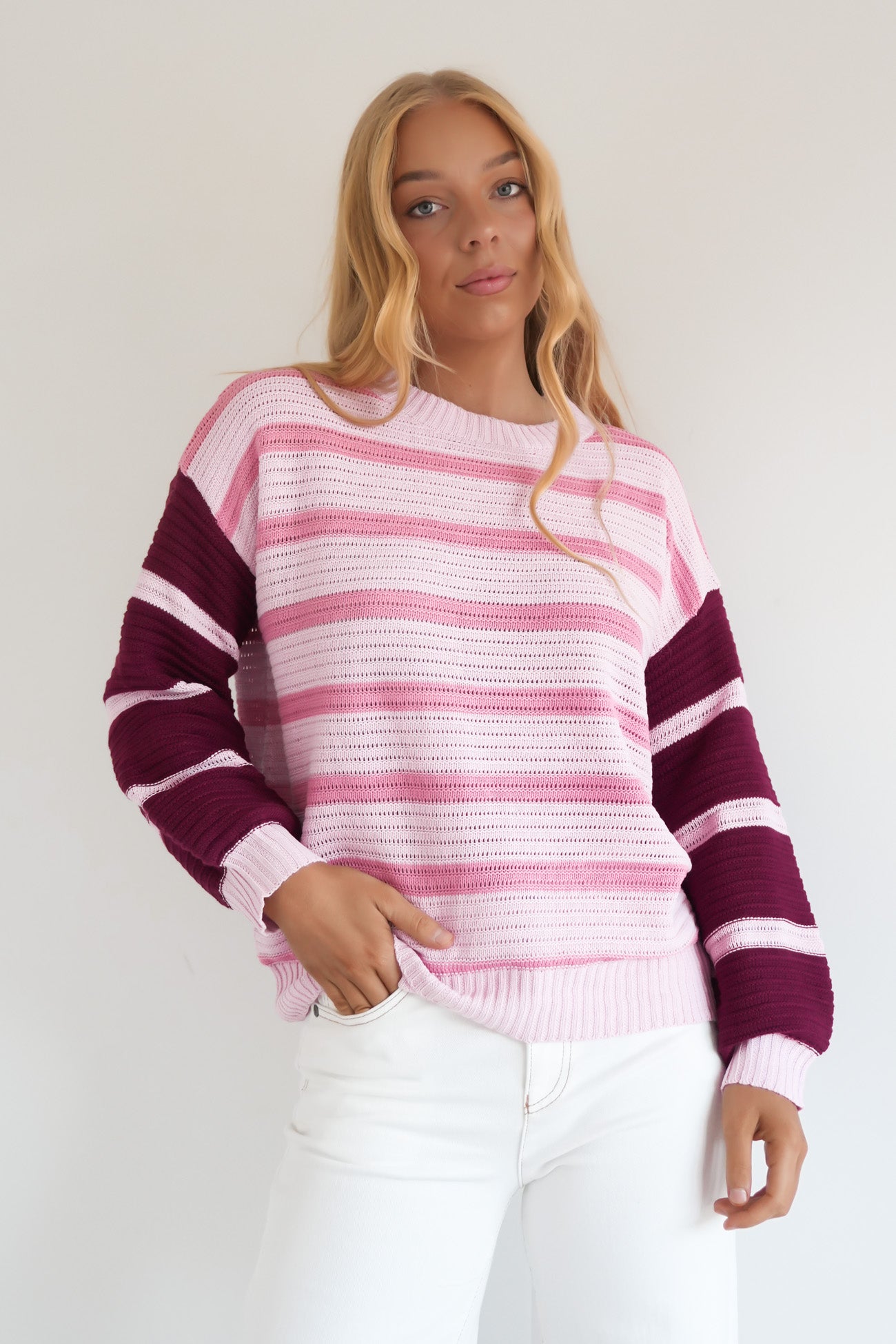 Reagan Knit Pink